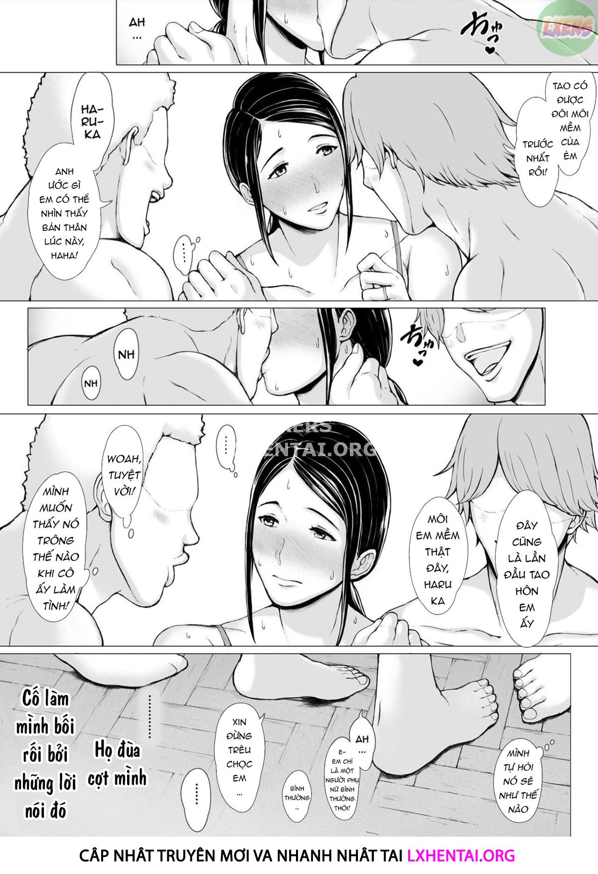 Đọc truyện hentai Hahagui Ottori Okaasan ga Toshishita Yarichin ni Nerawareru Toki Chap 3A