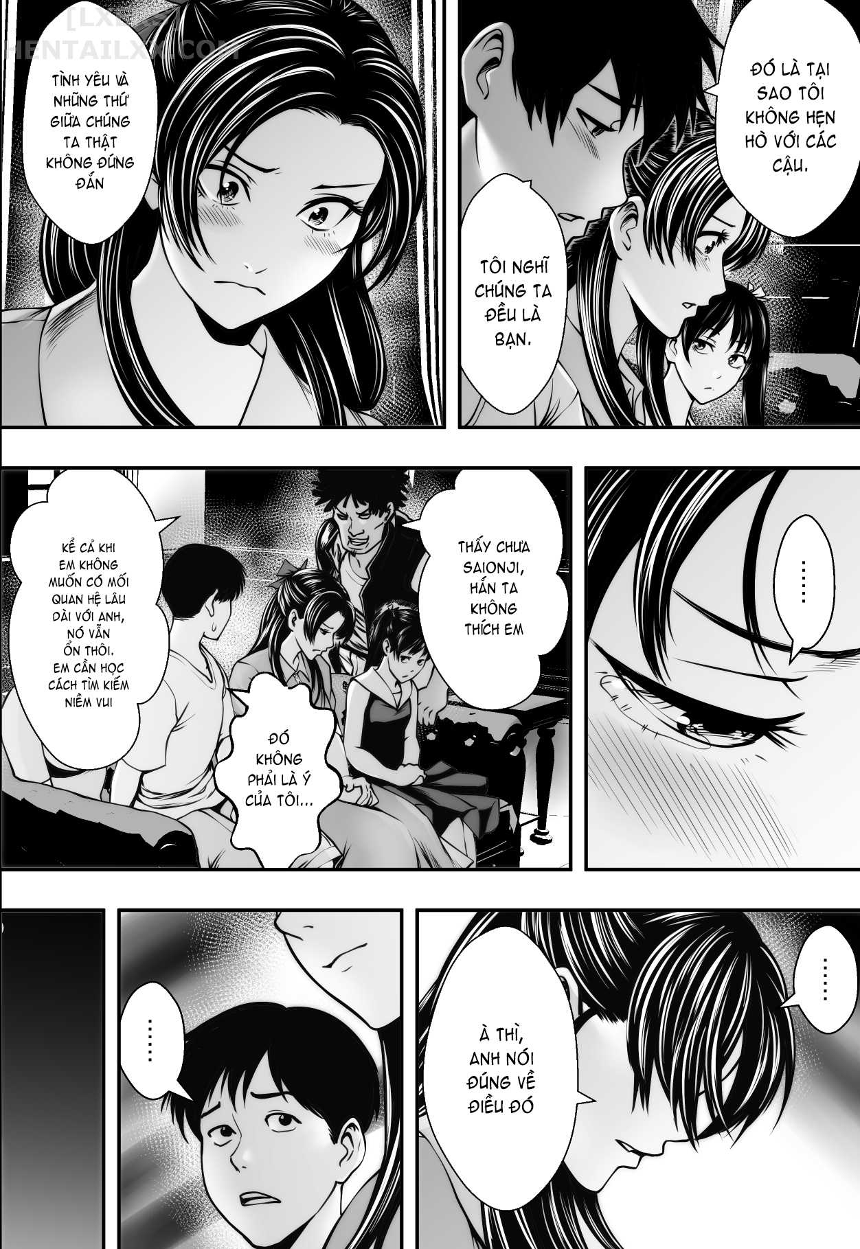 Đọc truyện hentai Harem Love Come VS Yarichin DQN Oneshot