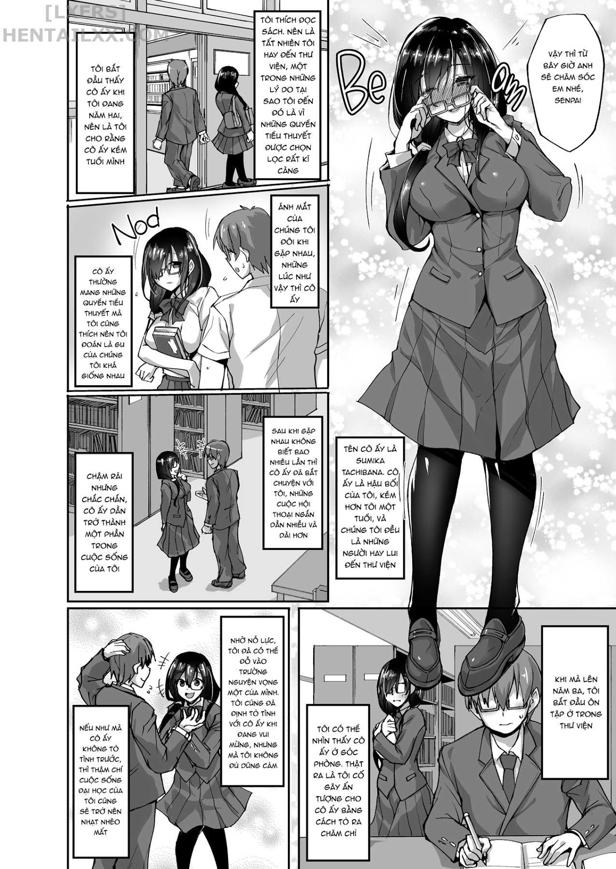 Đọc truyện hentai Netorare Kouhai Kanojo Chap 1 Taken and Fucked Behind His Back