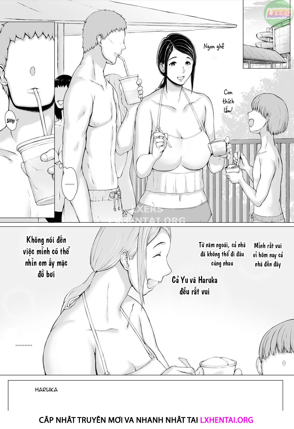 Đọc truyện hentai Hahagui Ottori Okaasan ga Toshishita Yarichin ni Nerawareru Toki Chap 3C | END