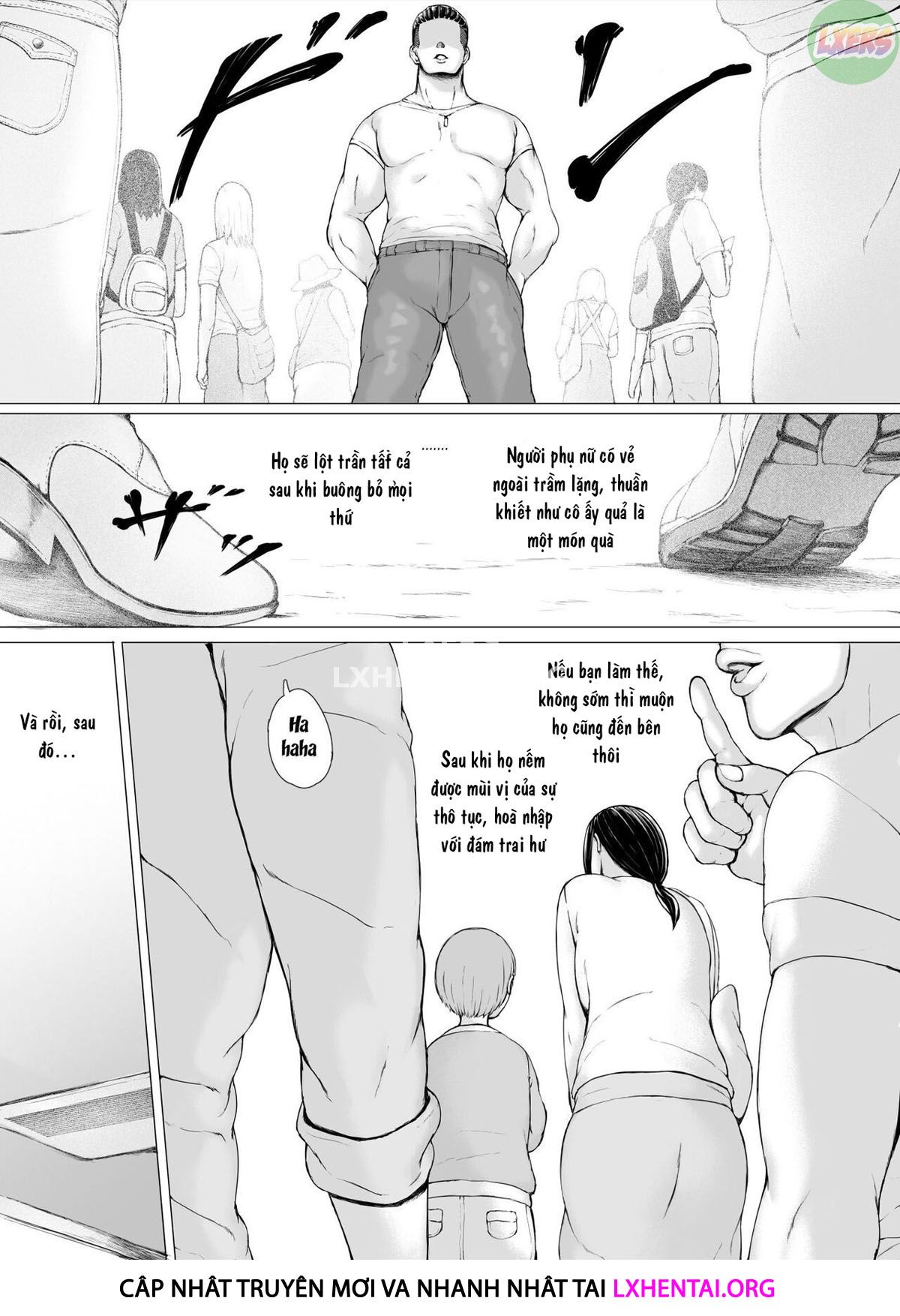 Đọc truyện hentai Hahagui Ottori Okaasan ga Toshishita Yarichin ni Nerawareru Toki Chap 3C | END
