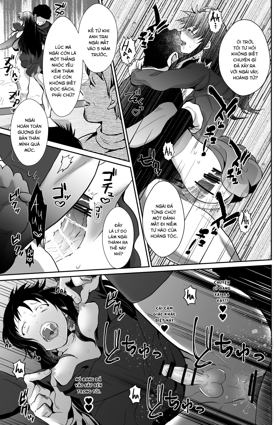 Đọc truyện hentai Kawaisou na Ouji-sama wa Warui Mahou de Oshiro no Mesu Benki ni Sarete Shimaimashita Chap 2