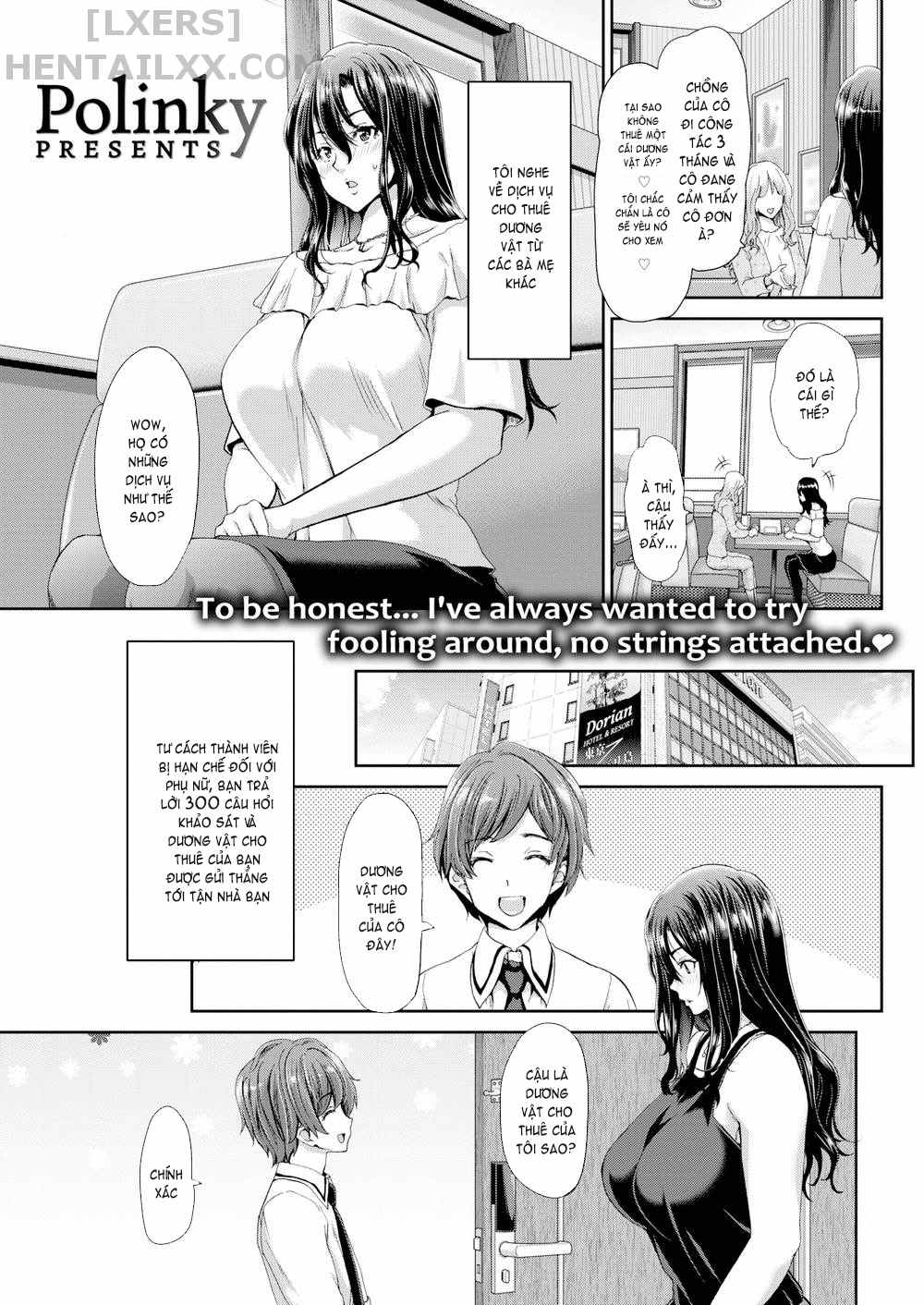 Đọc truyện hentai Ochinchin Rental (Trọn bộ) Chap 1: Penis Rental ~Housewife Misaki, Age 31~