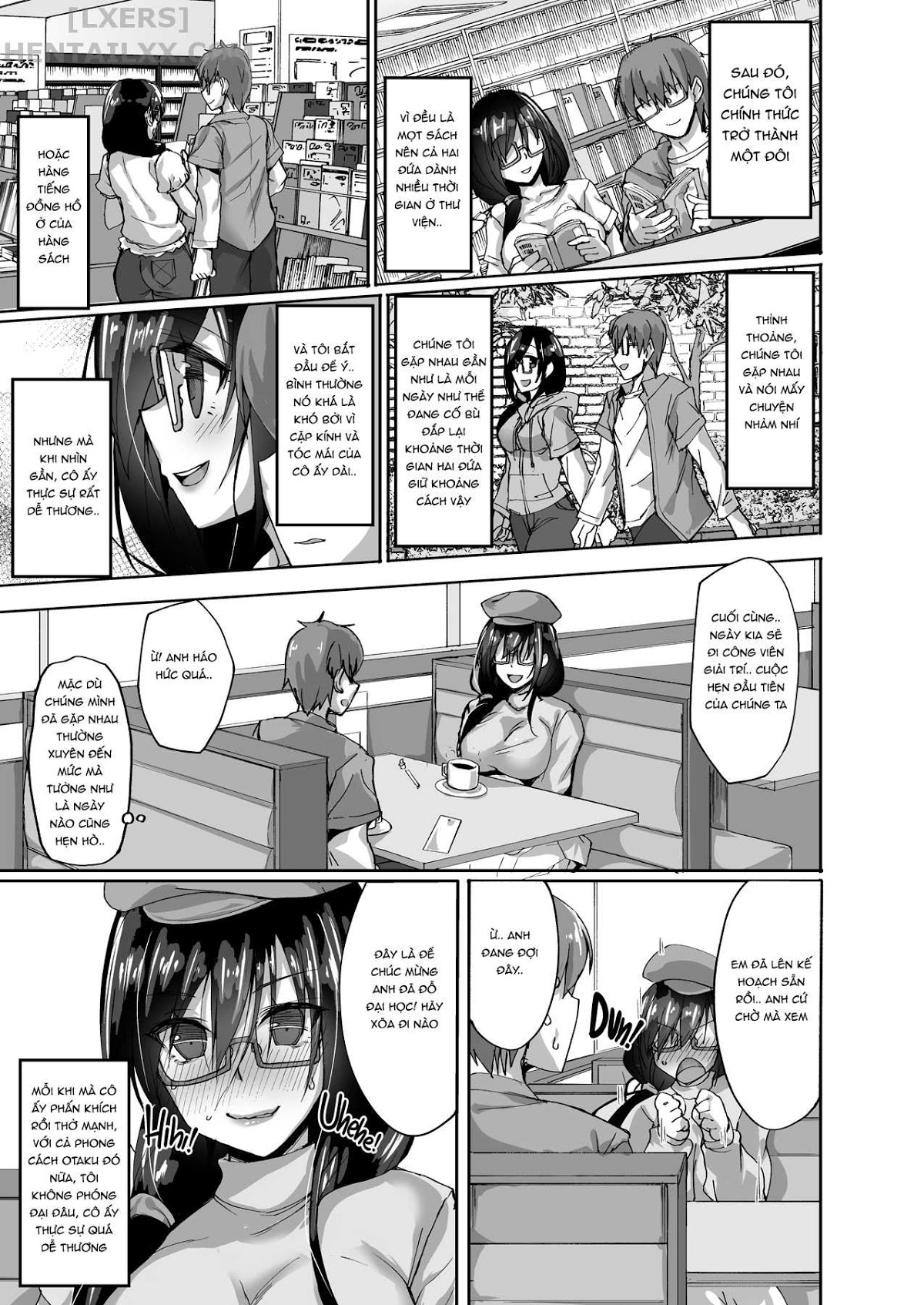 Đọc truyện hentai Netorare Kouhai Kanojo Chap 1 Taken and Fucked Behind His Back