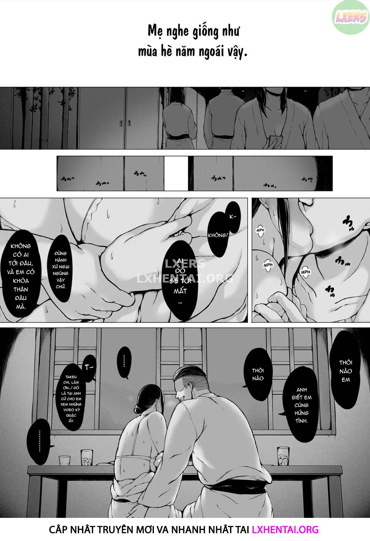 Đọc truyện hentai Hahagui Ottori Okaasan ga Toshishita Yarichin ni Nerawareru Toki Chap 2B