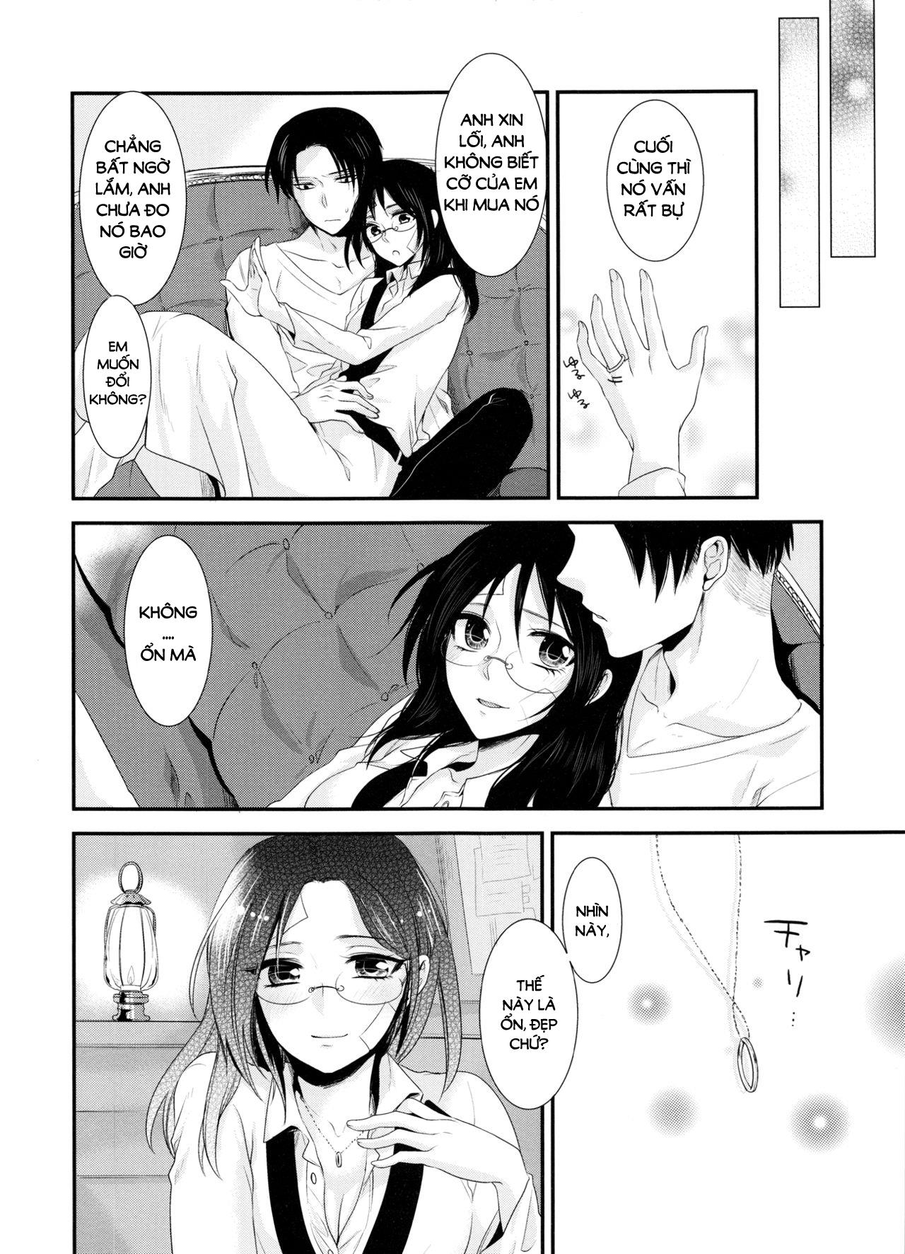 Đọc truyện hentai Kiss me once again (Shingeki no Kyojin) Chap 5