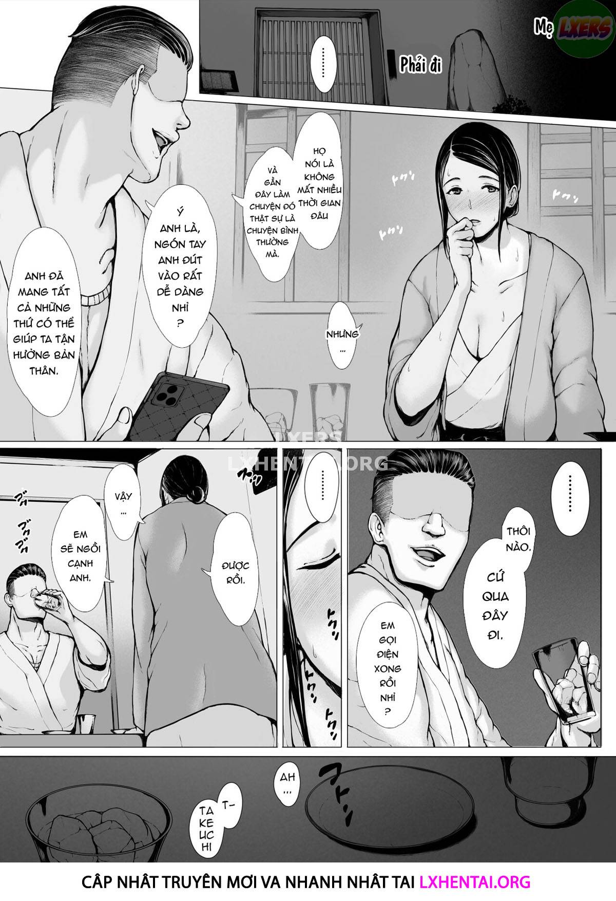 Đọc truyện hentai Hahagui Ottori Okaasan ga Toshishita Yarichin ni Nerawareru Toki Chap 2B