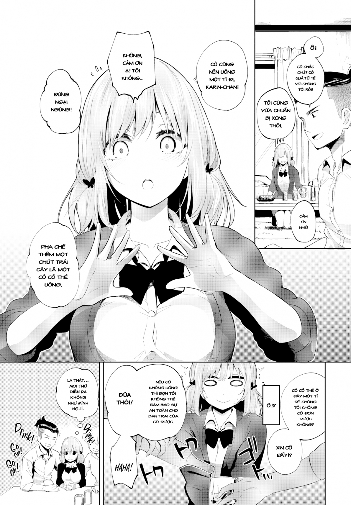 Đọc truyện hentai Karin-chan tries her best! Oneshot
