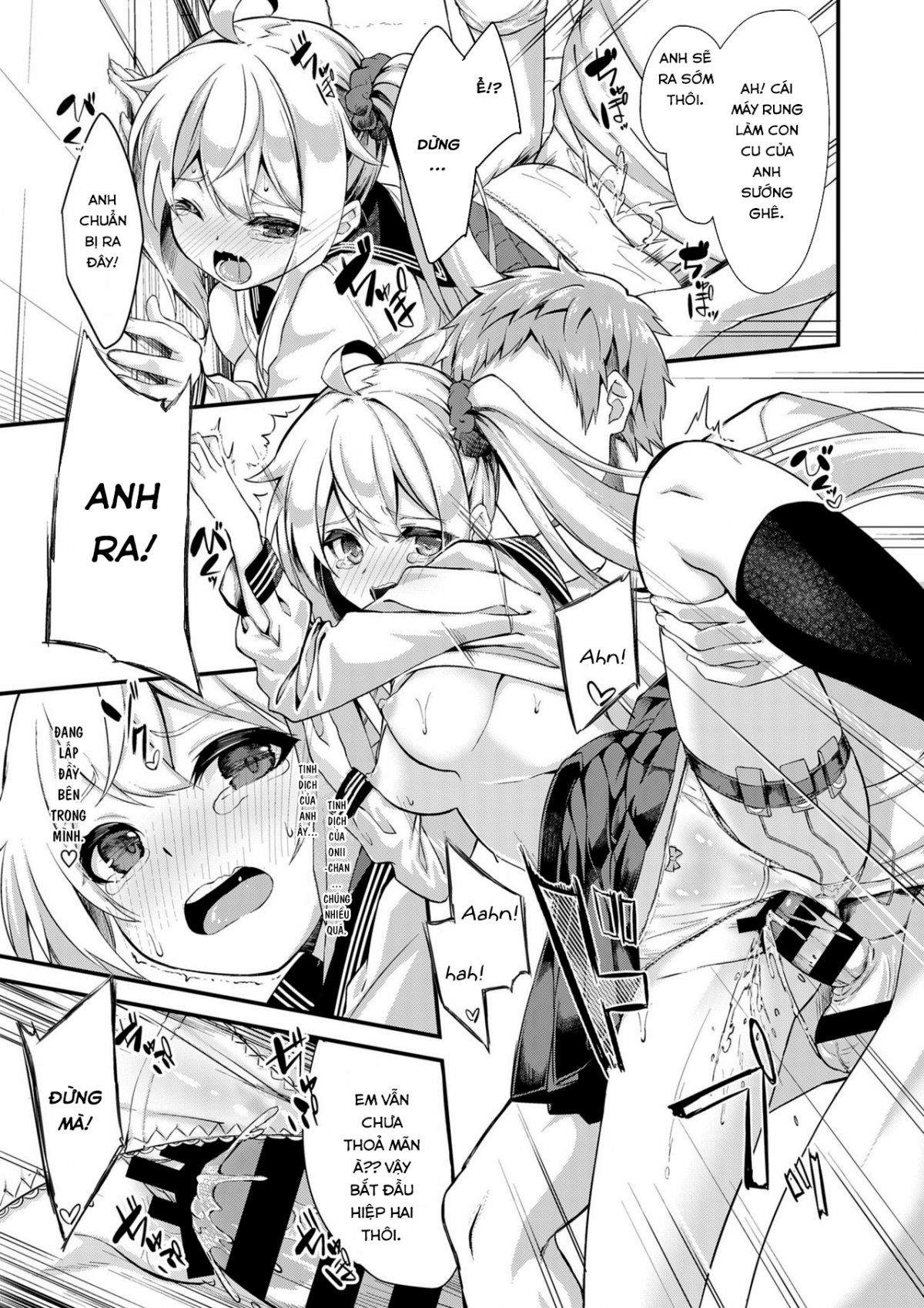 Đọc truyện hentai Thụ tinh cho em gái. Chap 2: Mần thịt Tsukimiya Mirai