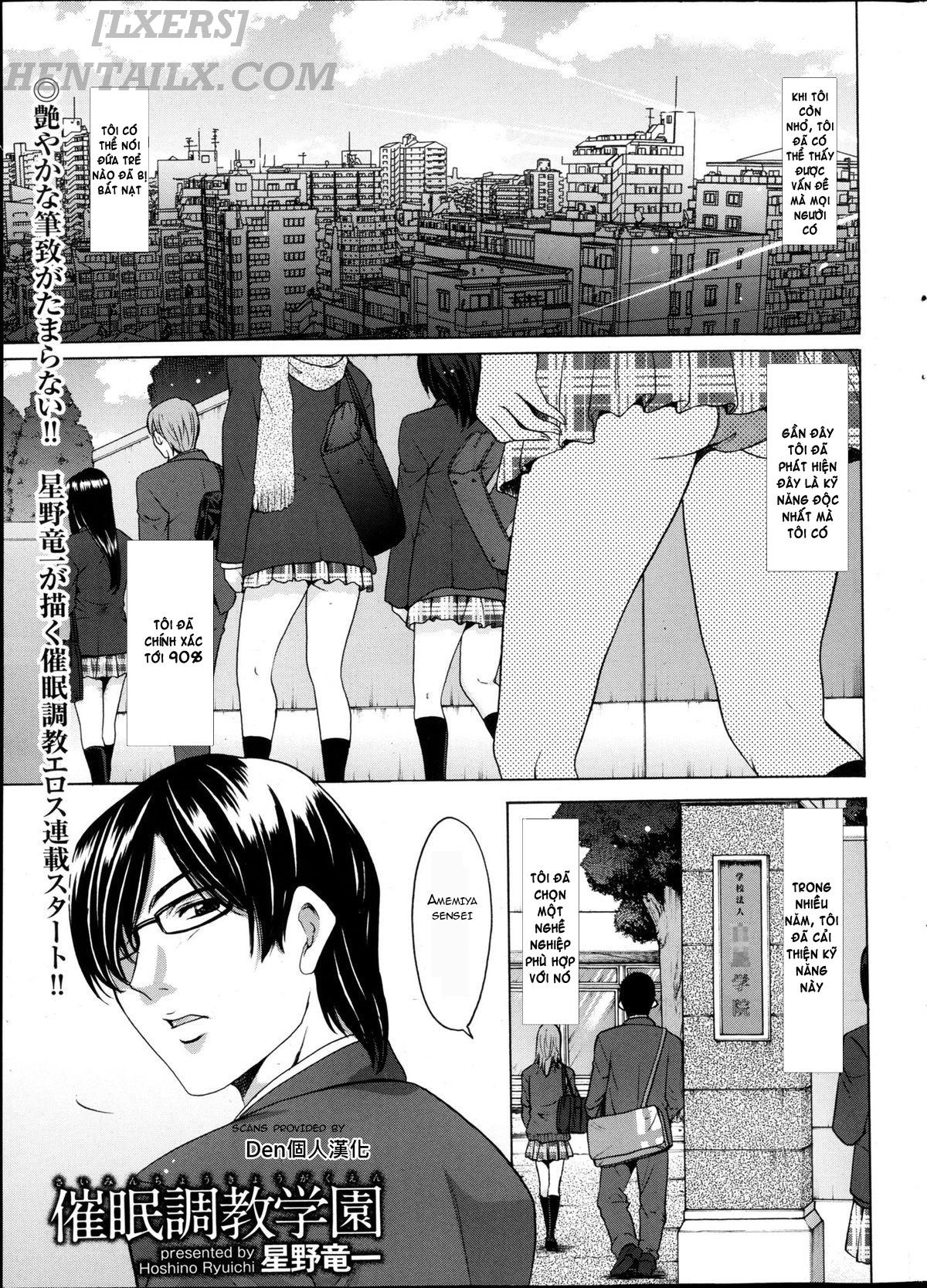 Đọc truyện hentai Saimin Choukyou Gakuen Chap 1