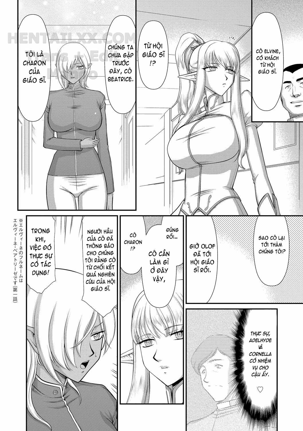 Đọc truyện hentai Inraku No Seijo Elvine Chap 4