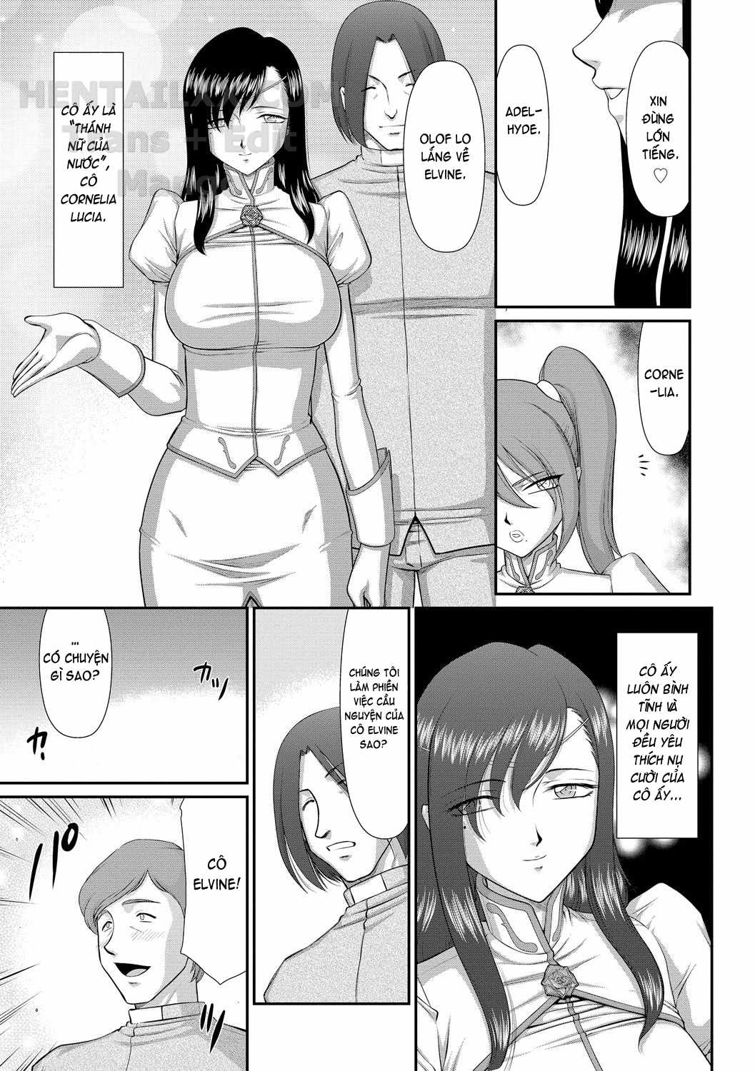 Đọc truyện hentai Inraku No Seijo Elvine Chap 1