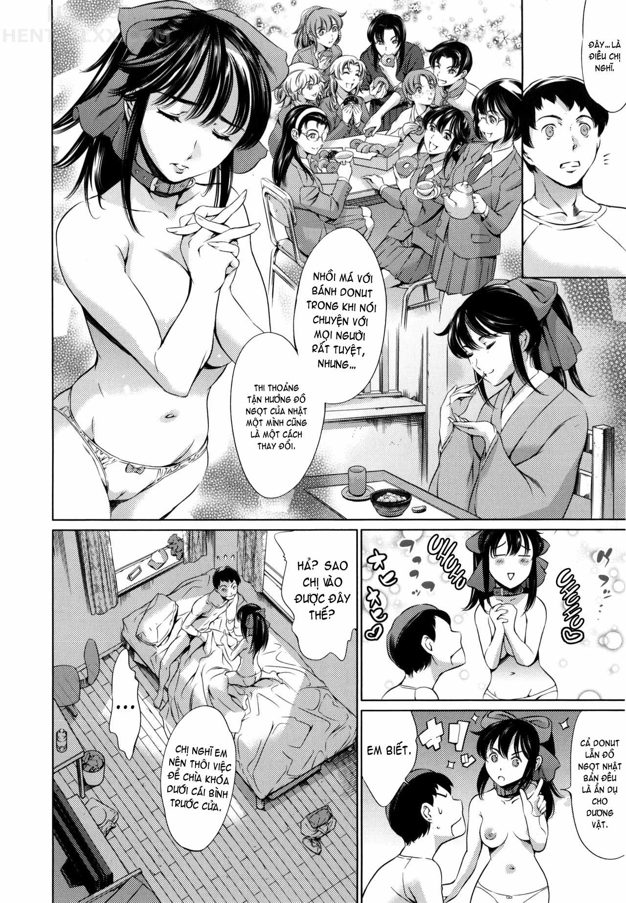 Đọc truyện hentai Houkago Dorei Club +1 Chap 1