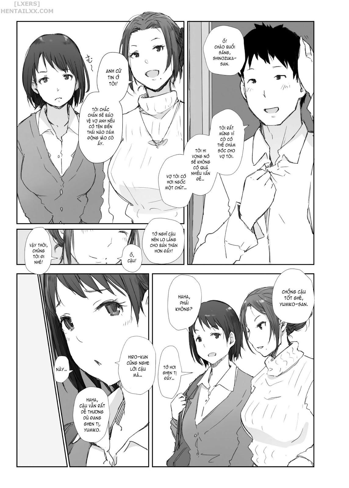 Đọc truyện hentai Netorareta Hitozuma to Netorareru Hitozuma Chap 1