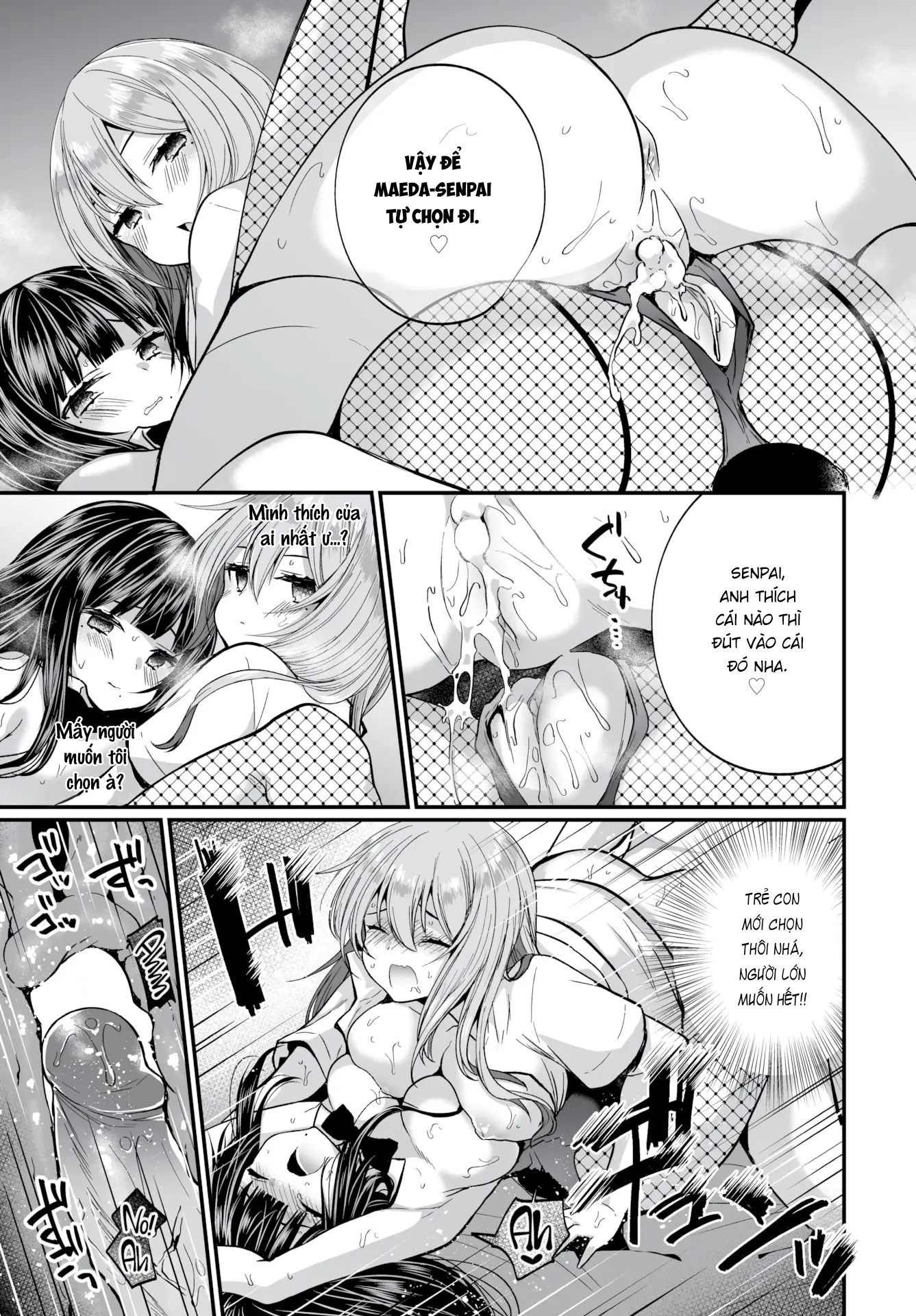Đọc truyện hentai Gái Ngoan Lớp Tôi Hoá Ra Lại Là Dâm Nữ!? Chap 8 Chị Chị Em Em