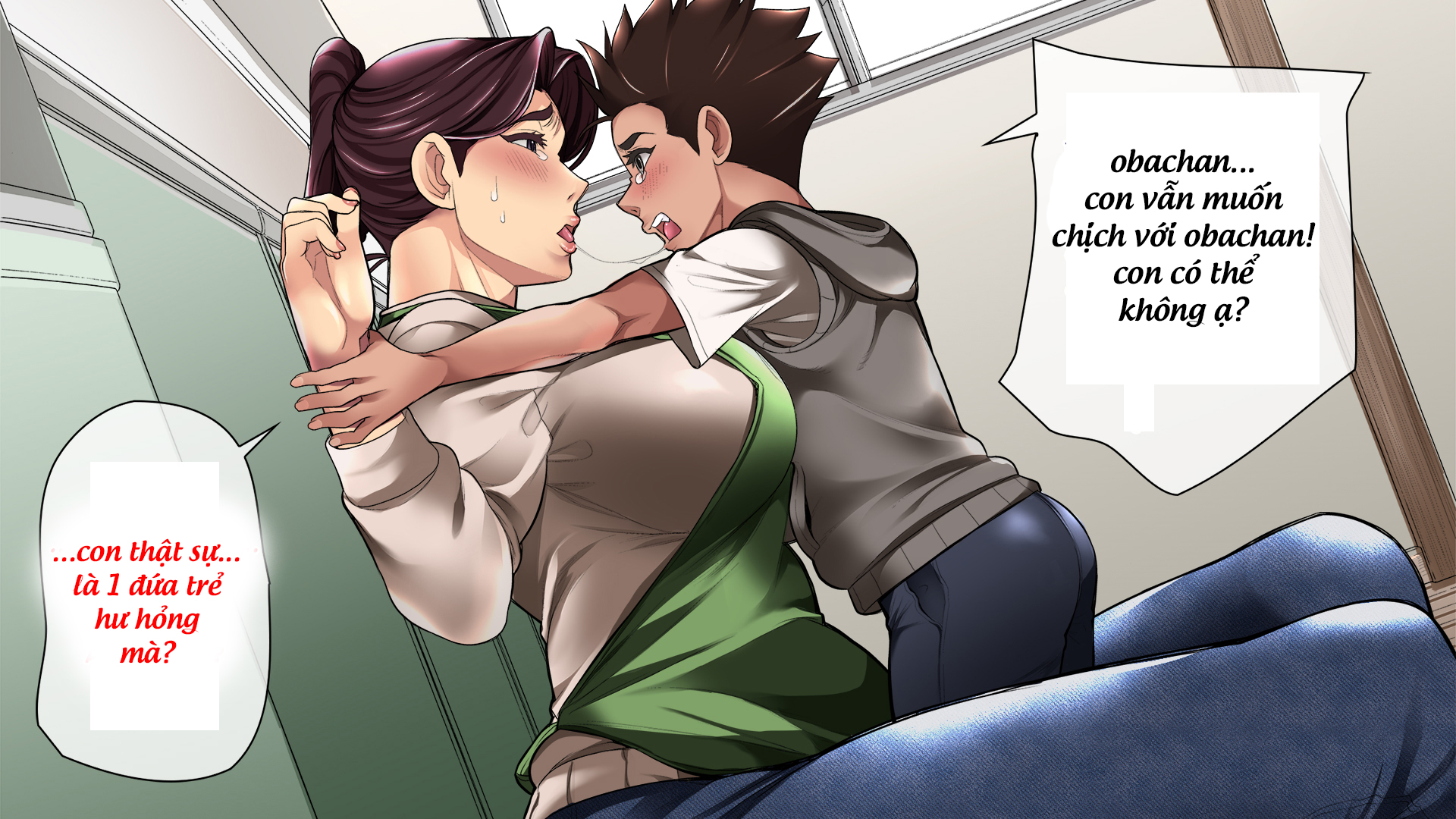 Đọc truyện hentai Kimottama Kaa-San Ga Onna No Kao O Miseru No Wa Oneshot