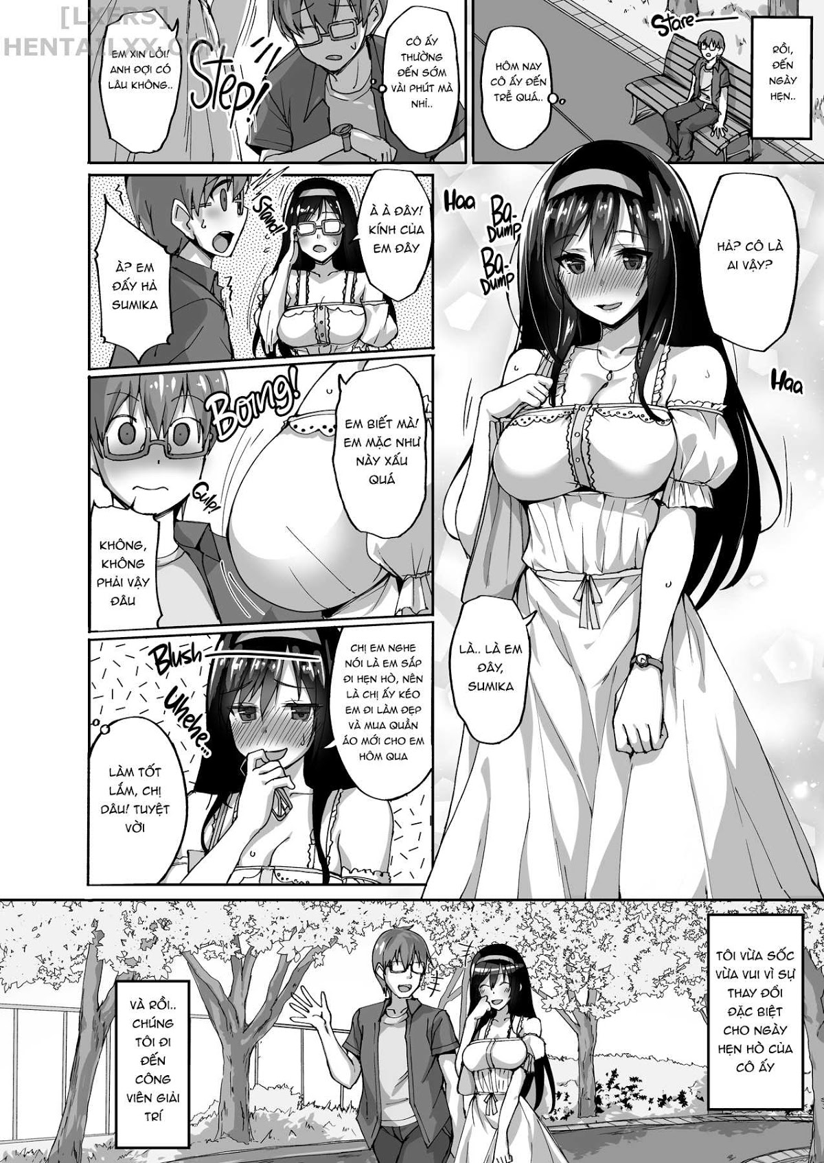 Đọc truyện hentai Netorare Kouhai Kanojo Chap 1 Taken and Fucked Behind His Back