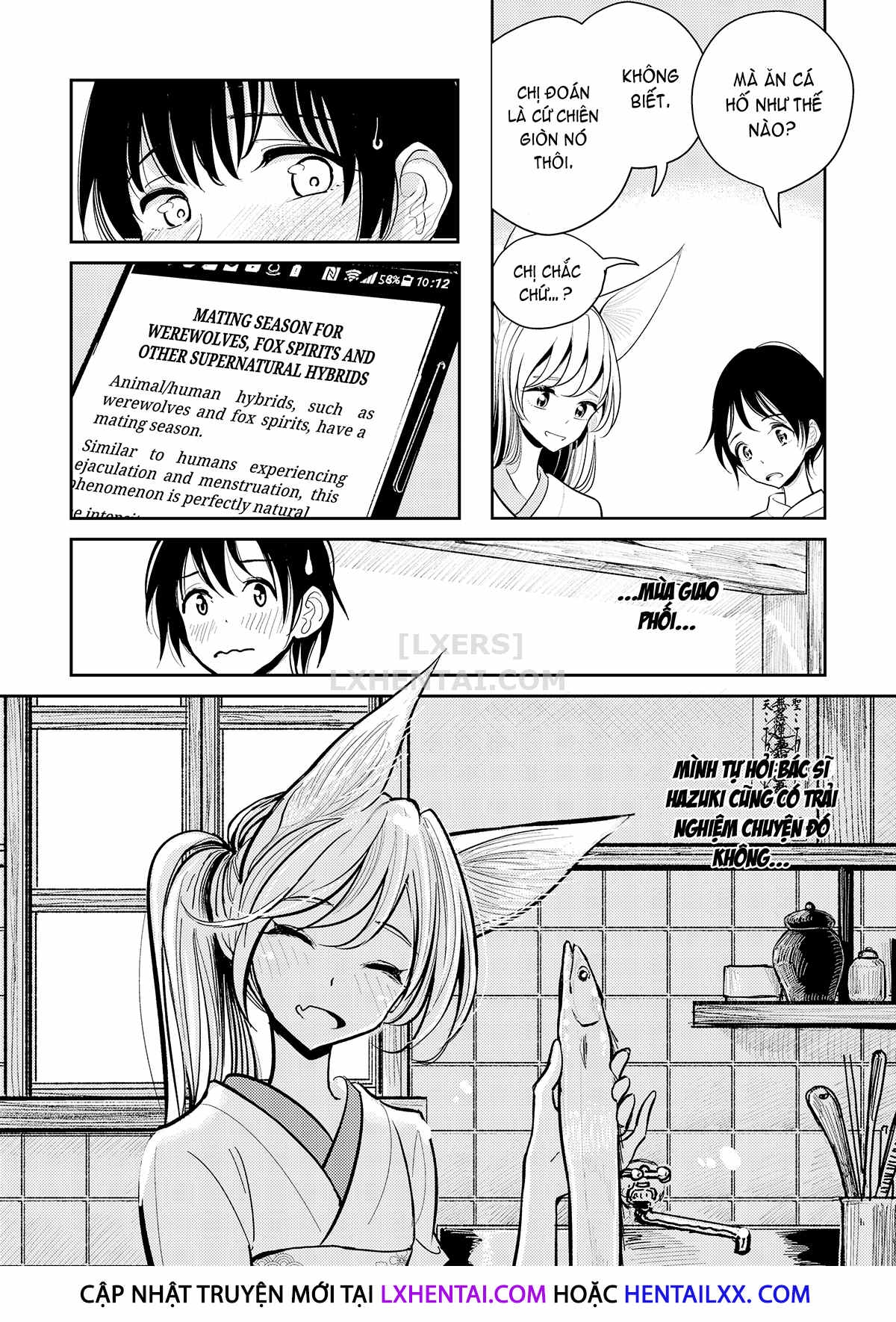Đọc truyện hentai Hazuki-sensei no Hatsujouki Chap 1