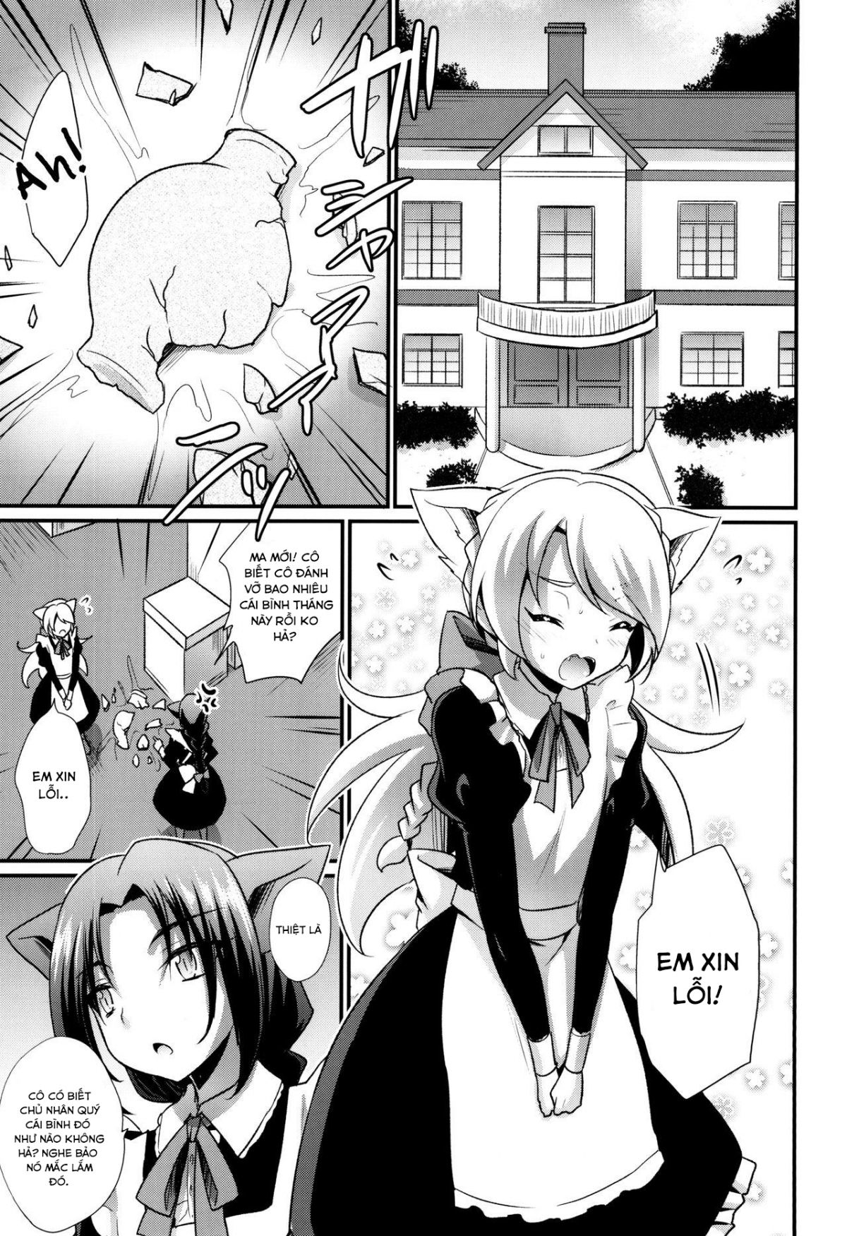 Đọc truyện hentai M Neko Maid Otokonoko Oneshot