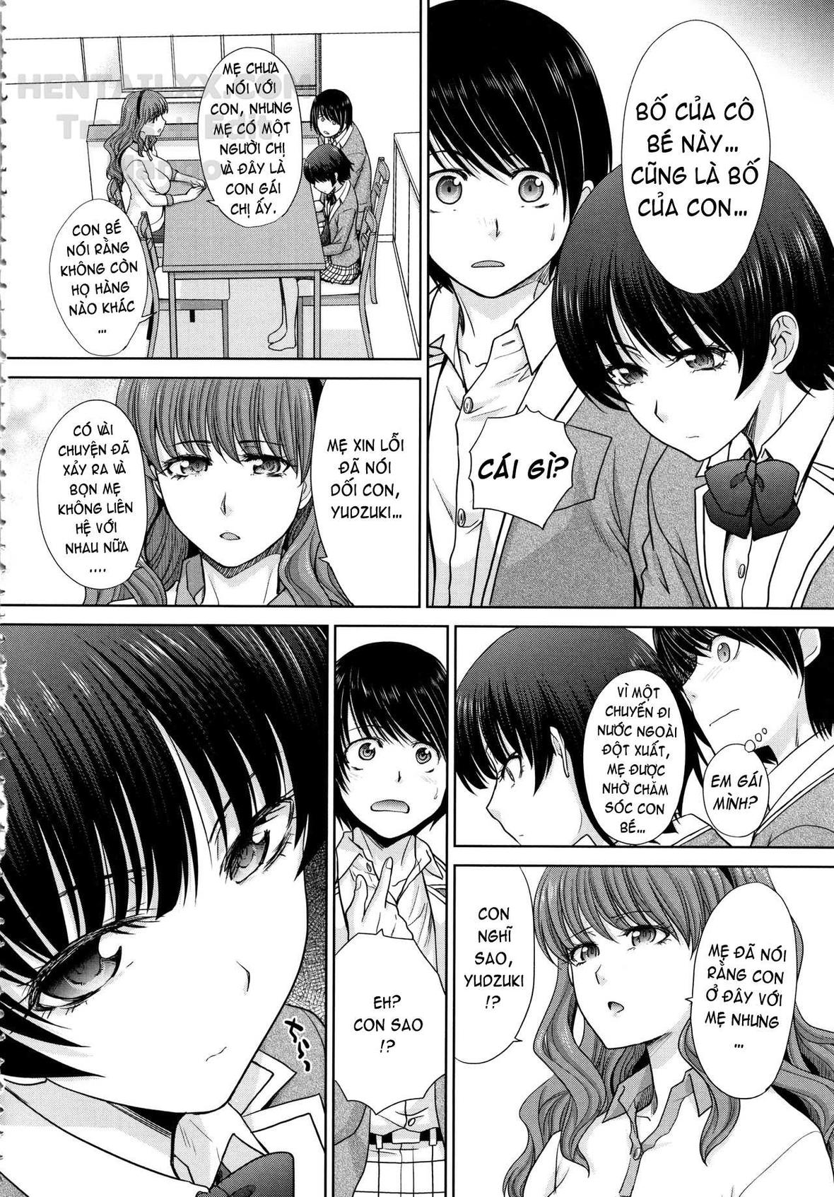 Đọc truyện hentai Mother and Younger Sister Chap 1