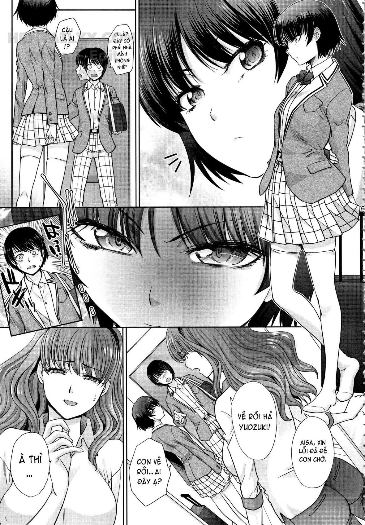 Đọc truyện hentai Mother and Younger Sister Chap 1
