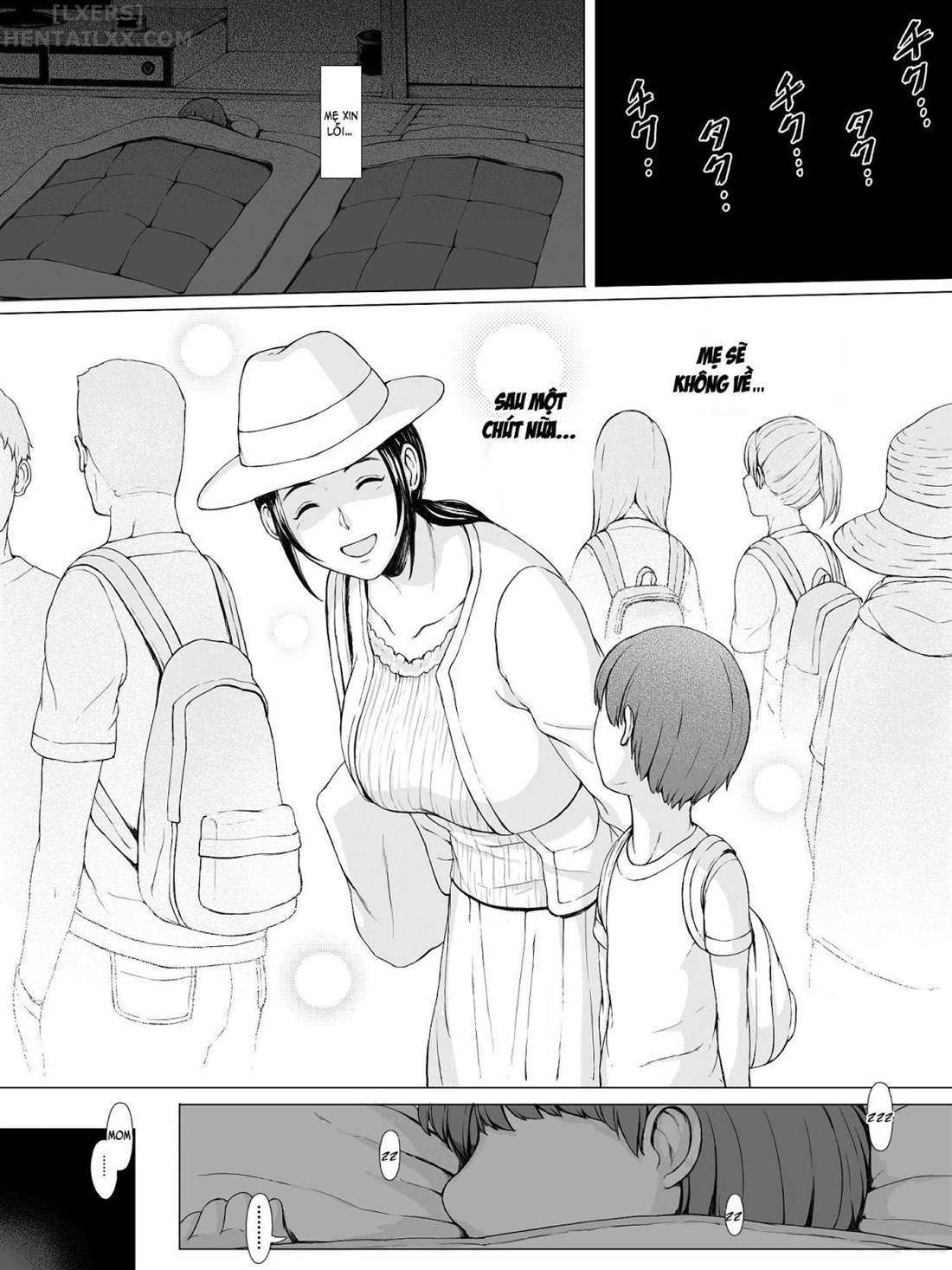 Đọc truyện hentai Hahagui Ottori Okaasan ga Toshishita Yarichin ni Nerawareru Toki Chap 1C