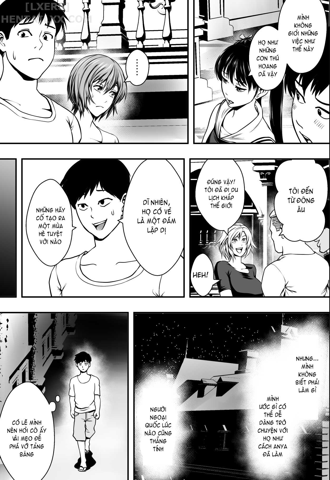 Đọc truyện hentai Harem Love Come VS Yarichin DQN Oneshot