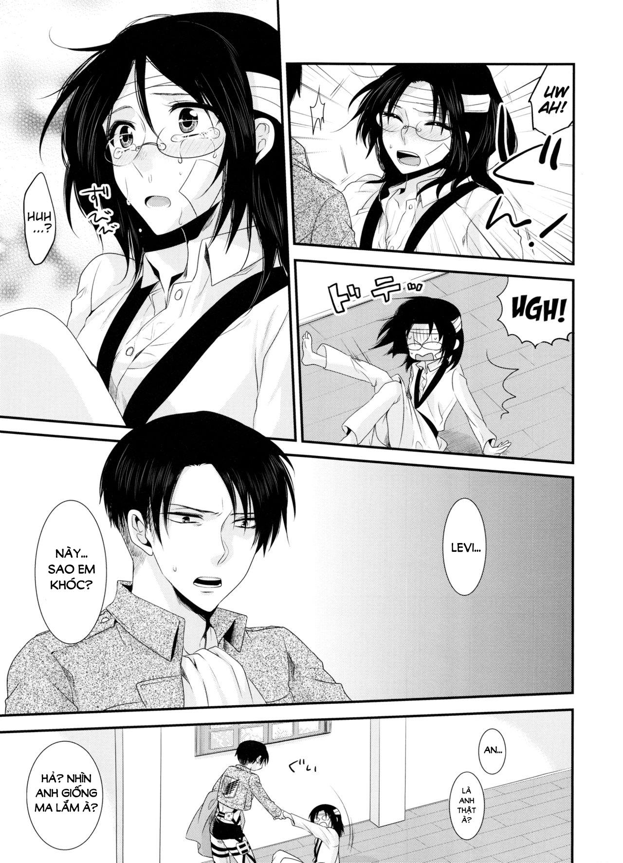 Đọc truyện hentai Kiss me once again (Shingeki no Kyojin) Chap 5