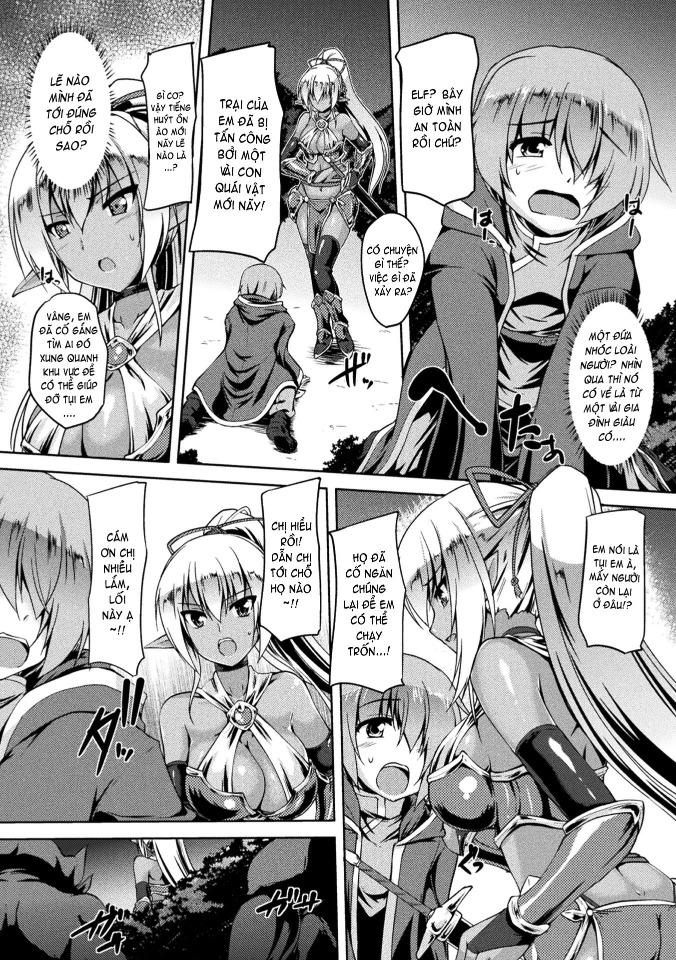 Đọc truyện hentai Gang-Raped Dark Elf Oneshot