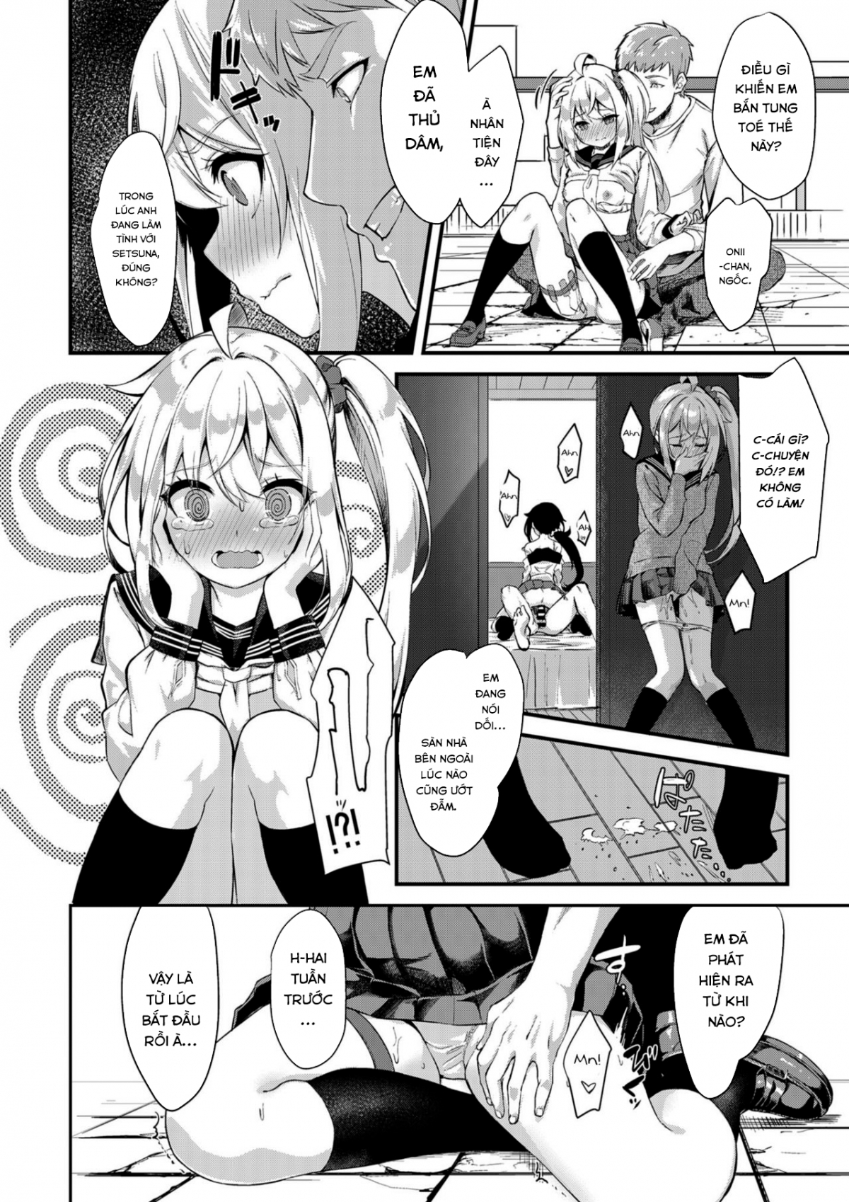 Đọc truyện hentai Thụ tinh cho em gái. Chap 2: Mần thịt Tsukimiya Mirai