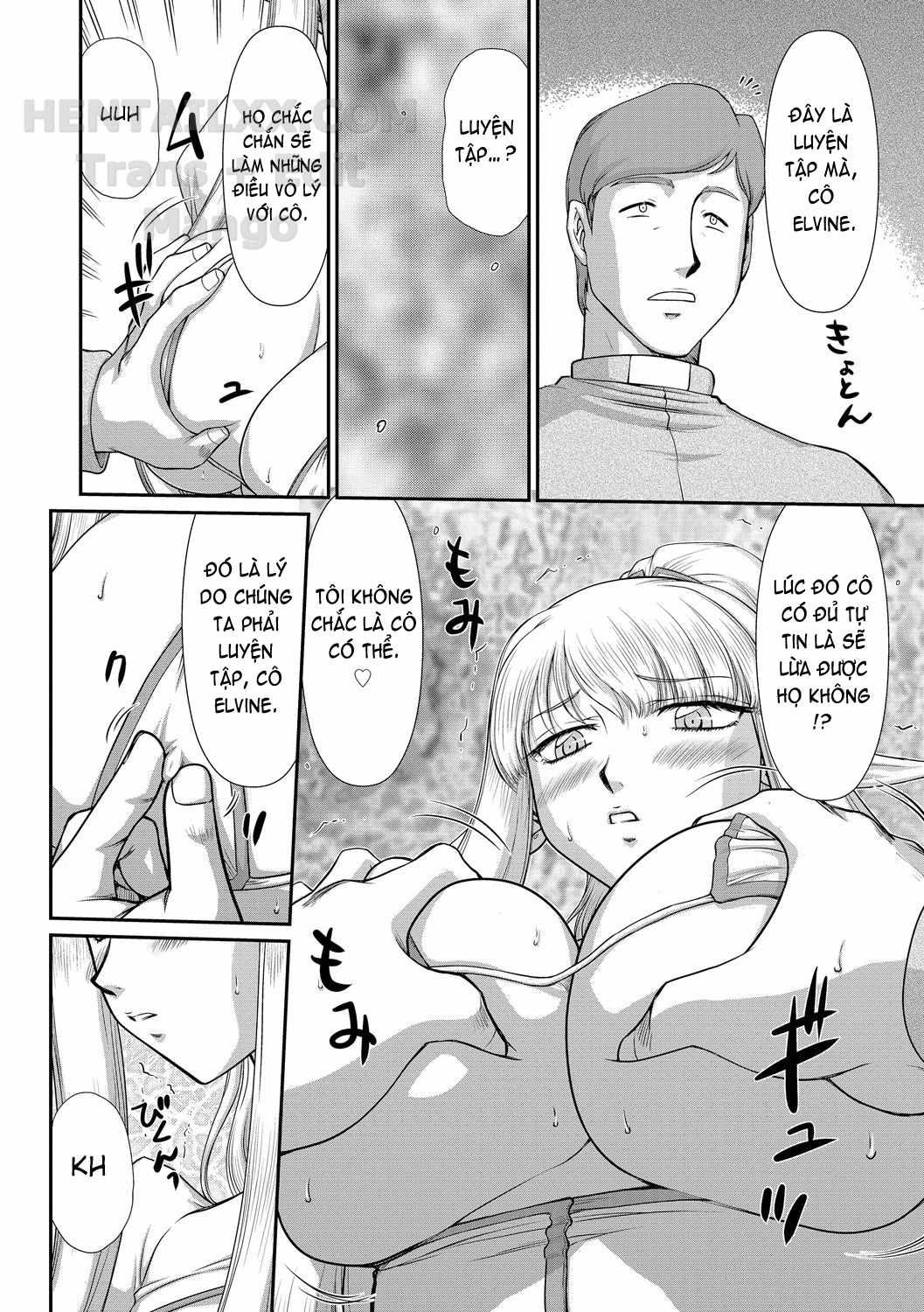 Đọc truyện hentai Inraku No Seijo Elvine Chap 8