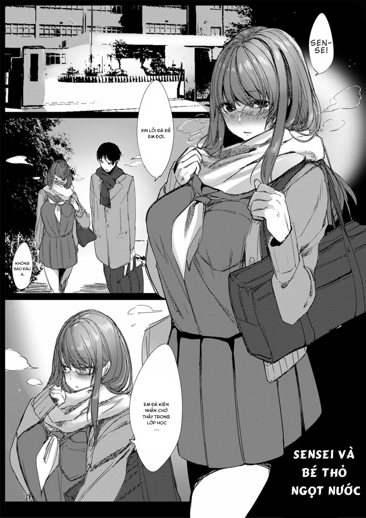 Đọc truyện hentai Sensei và bé thỏ ngọt nước - Oneshot