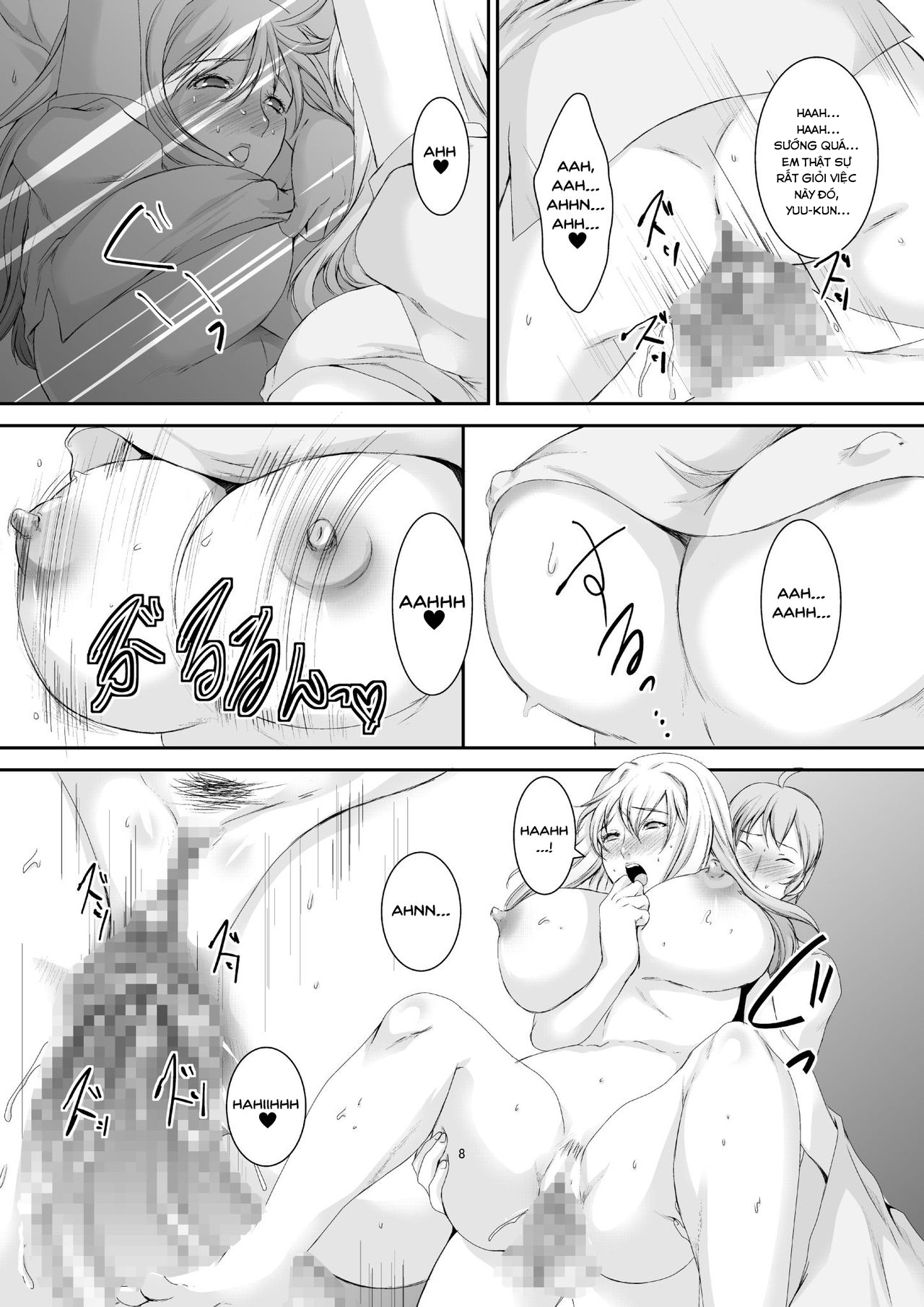 Đọc truyện hentai Oku-sama wa Moto Yariman Chap 2