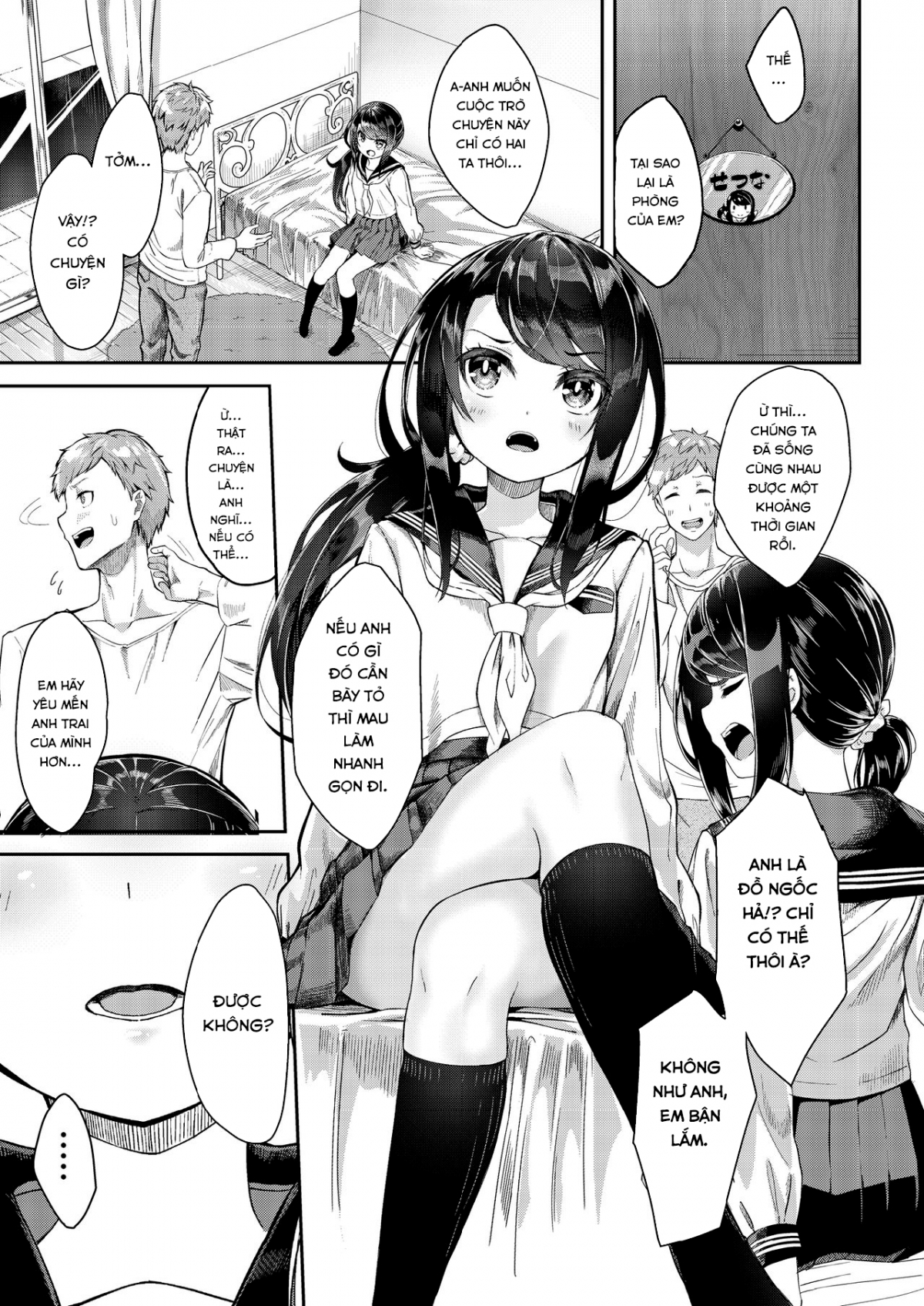 Đọc truyện hentai Thụ tinh cho em gái. Chap 1: Trừng phạt Tsukimiya Setsuna