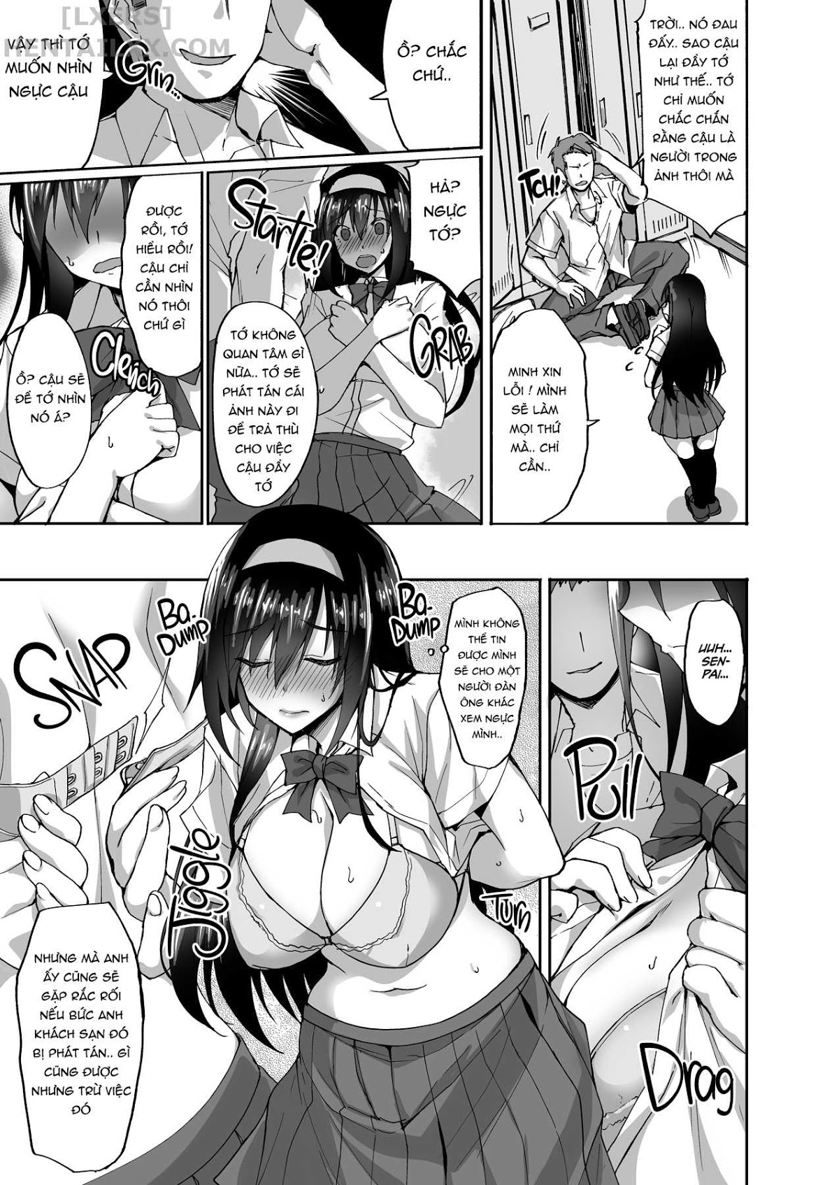 Đọc truyện hentai Netorare Kouhai Kanojo Chap 1 Taken and Fucked Behind His Back