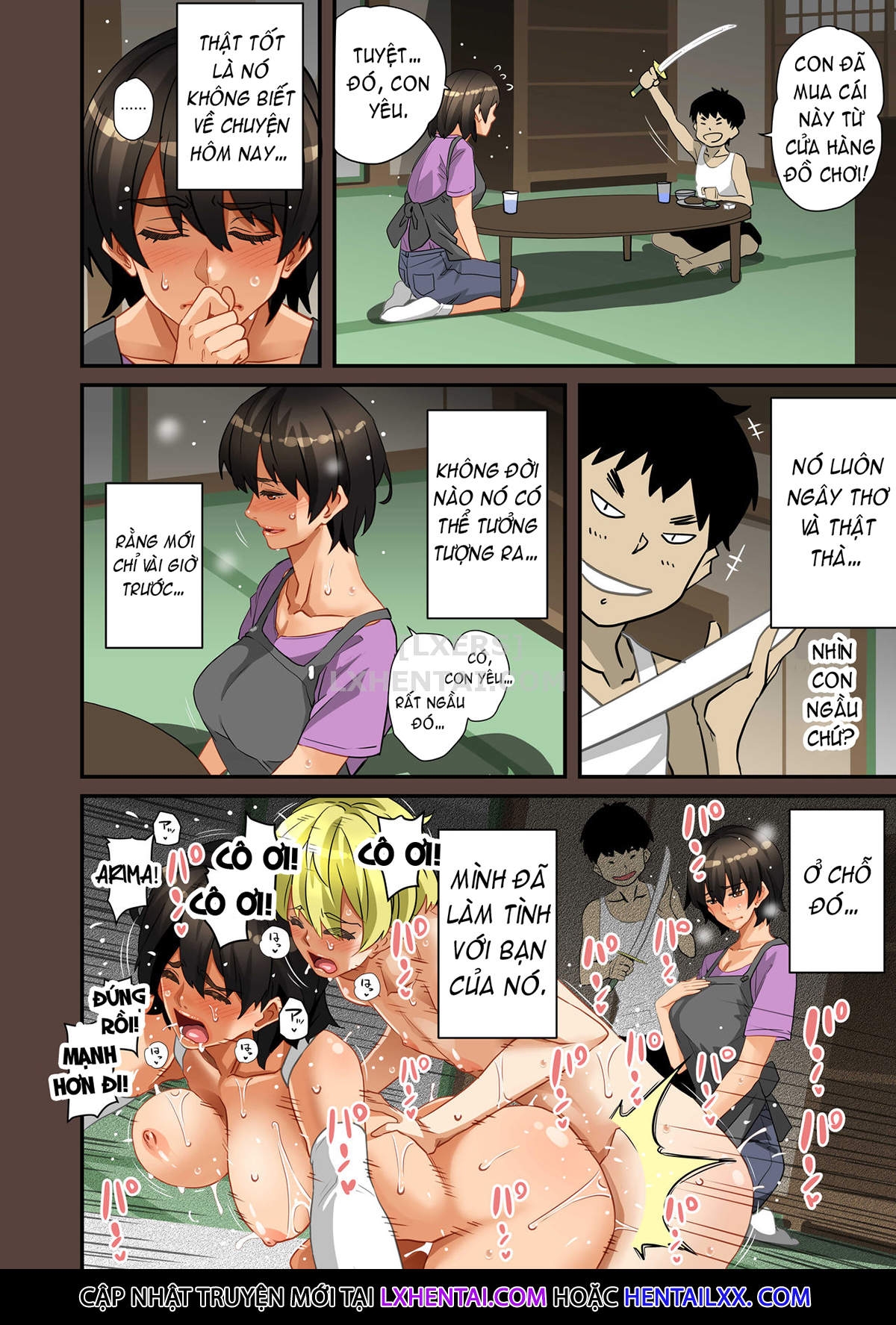Đọc truyện hentai Gia Tộc Dâm Loàn Chap 9