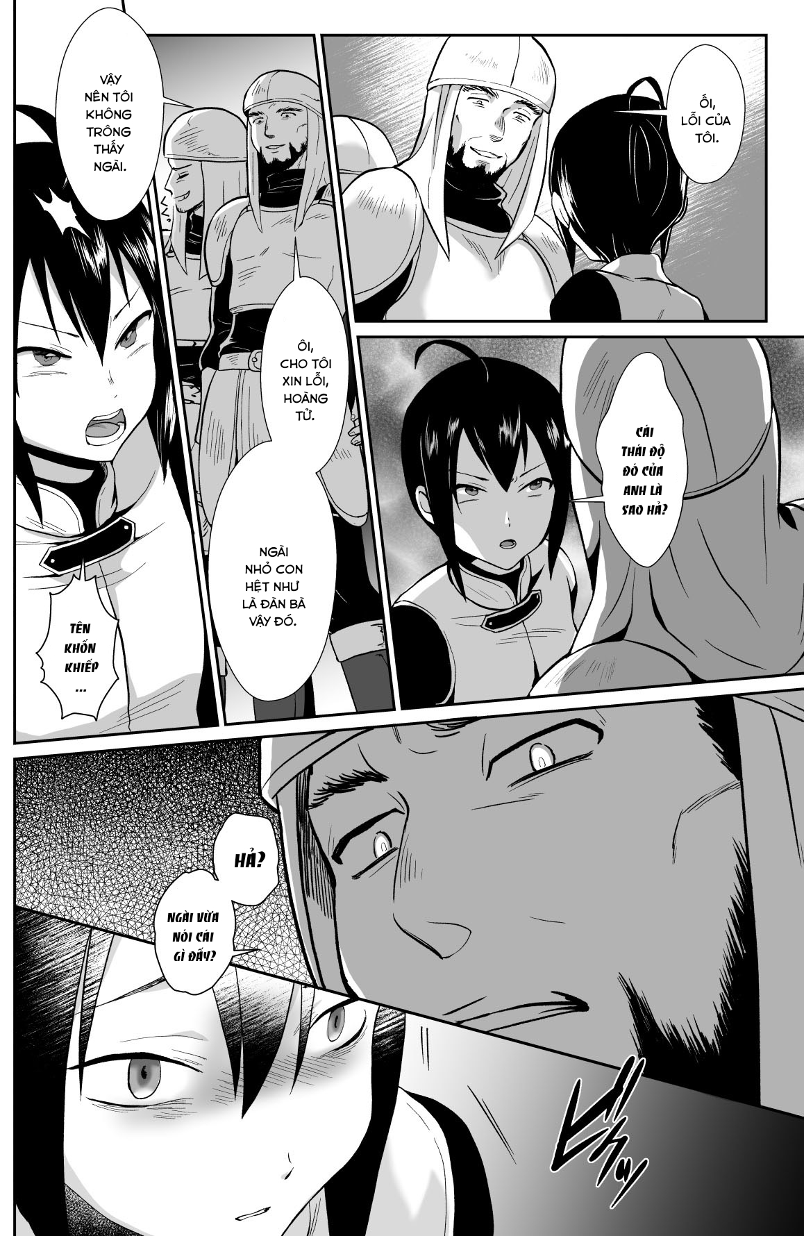 Đọc truyện hentai Kawaisou na Ouji-sama wa Warui Mahou de Oshiro no Mesu Benki ni Sarete Shimaimashita Chap 2