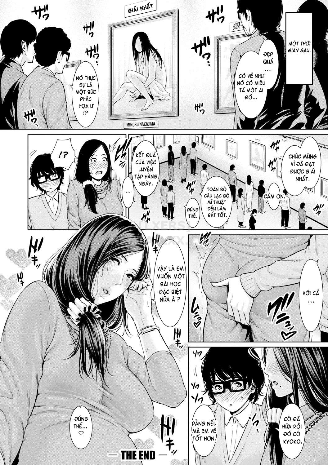 Đọc truyện hentai Sensei wa Seiyoku o Osaerarenai Chap 1 Let me Sketch you!