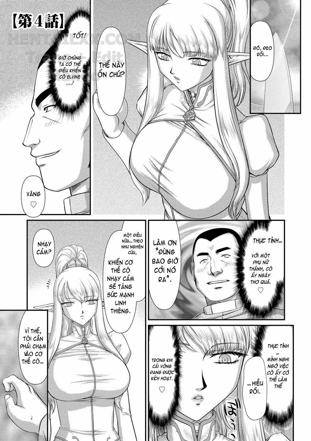 Đọc truyện hentai Inraku No Seijo Elvine Chap 4