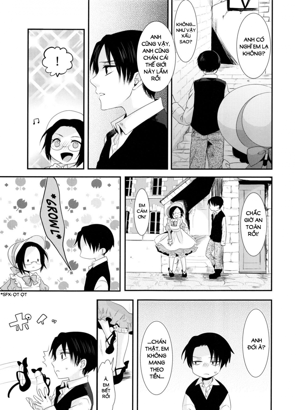 Đọc truyện hentai Kiss me once again (Shingeki no Kyojin) Chap 1