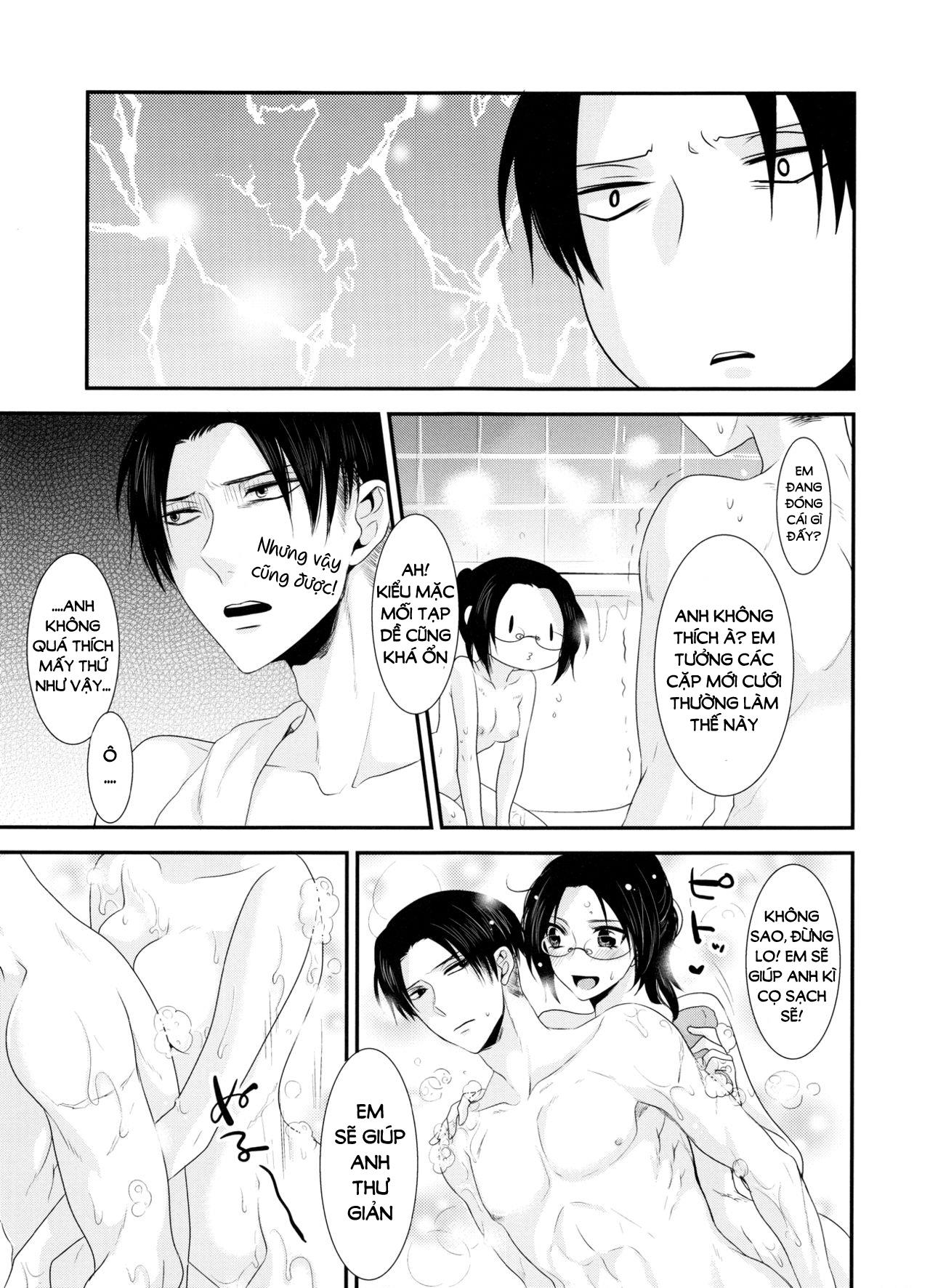 Đọc truyện hentai Kiss me once again (Shingeki no Kyojin) Bonus