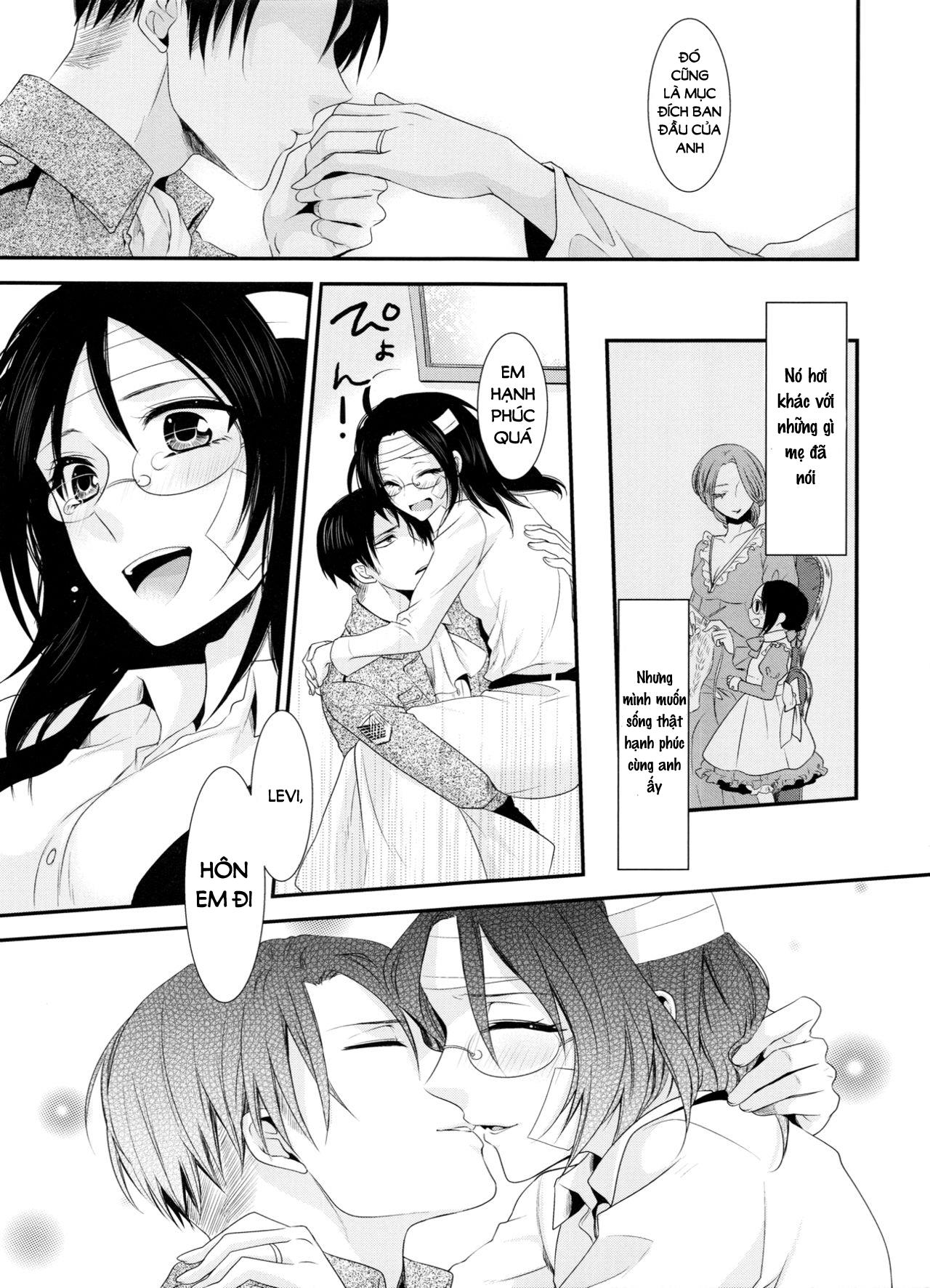 Đọc truyện hentai Kiss me once again (Shingeki no Kyojin) Chap 5