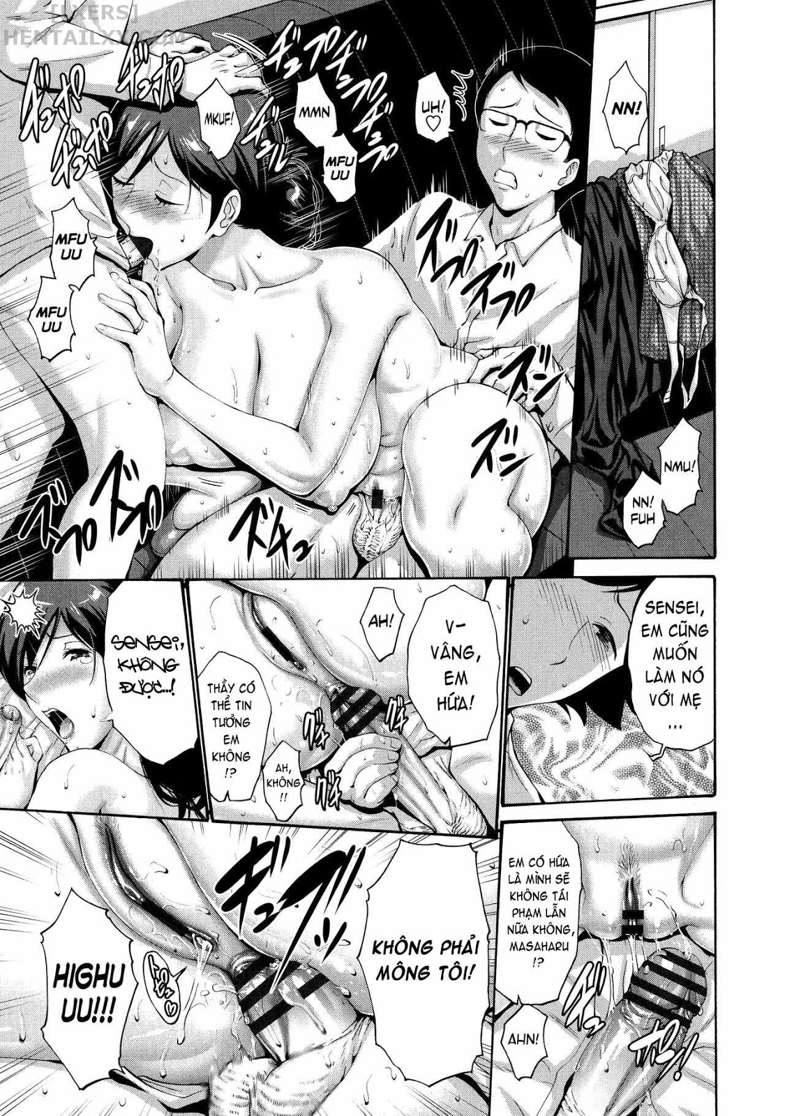 Đọc truyện hentai His Mother is My Love Hole Chap 10