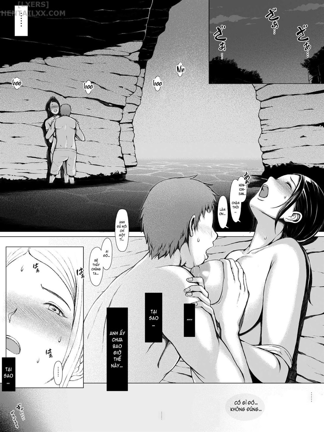 Đọc truyện hentai Hahagui Ottori Okaasan ga Toshishita Yarichin ni Nerawareru Toki Chap 1B