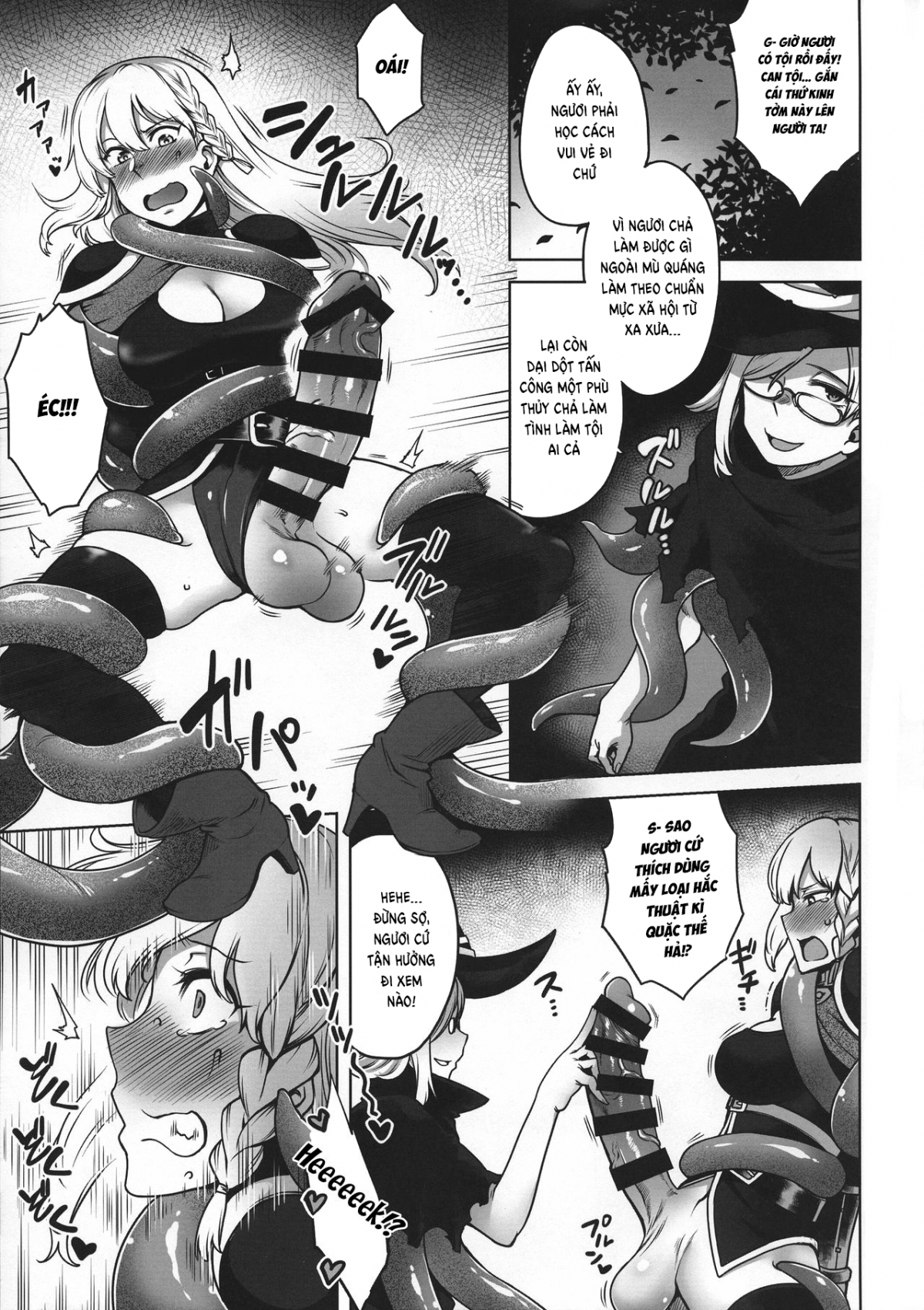 Đọc truyện hentai The Lady Knight and the Futanari Curse Oneshot