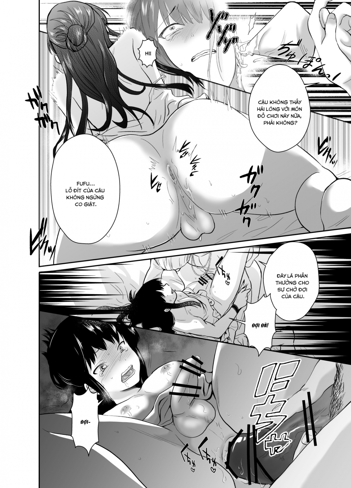 Đọc truyện hentai Kawaisou na Ouji-sama wa Warui Mahou de Oshiro no Mesu Benki ni Sarete Shimaimashita Chap 1