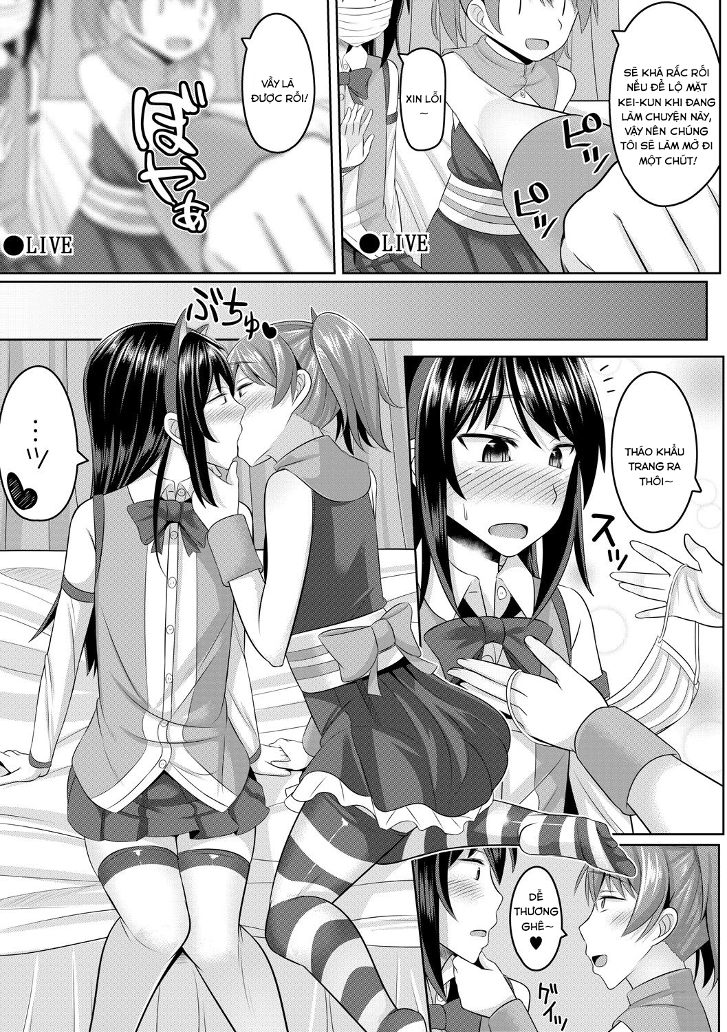 Đọc truyện hentai Cosplay Otokonoko-tachi ~ Ushiro no Ana ni Iretai Kankei Chap 1