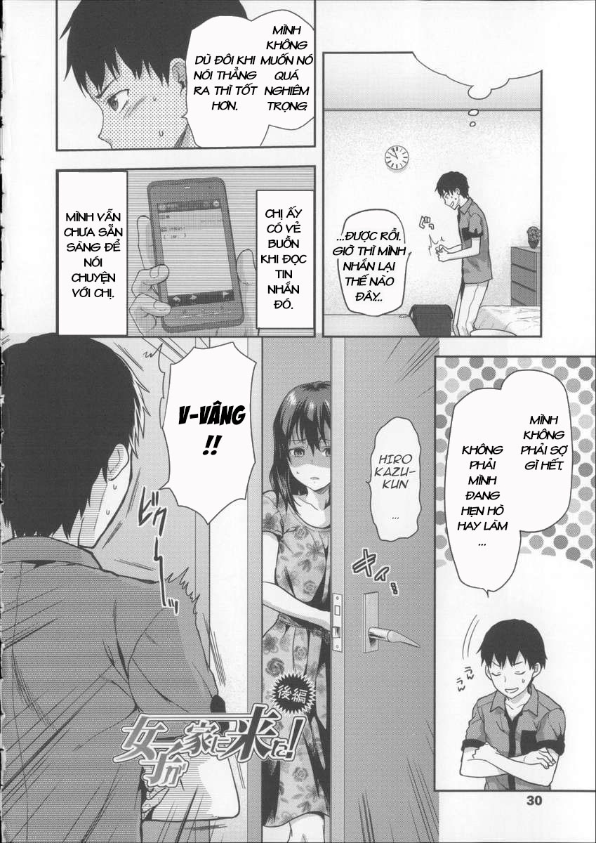Đọc truyện hentai Ane Kyun! ~My Sweet Sweet Elder Sister~ Chap 2 Joshi Ga Ie ni Kita!
