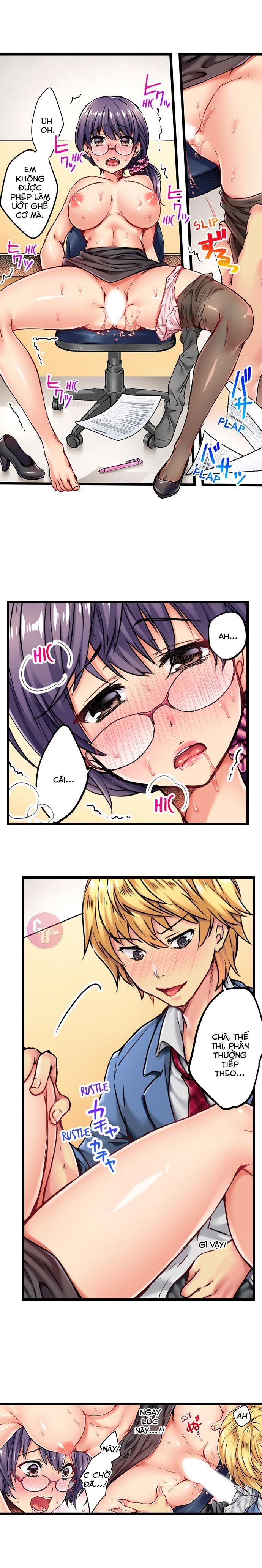 Đọc truyện hentai Thưởng cho học sinh bằng cách chịch! Chap 3: Làm tới