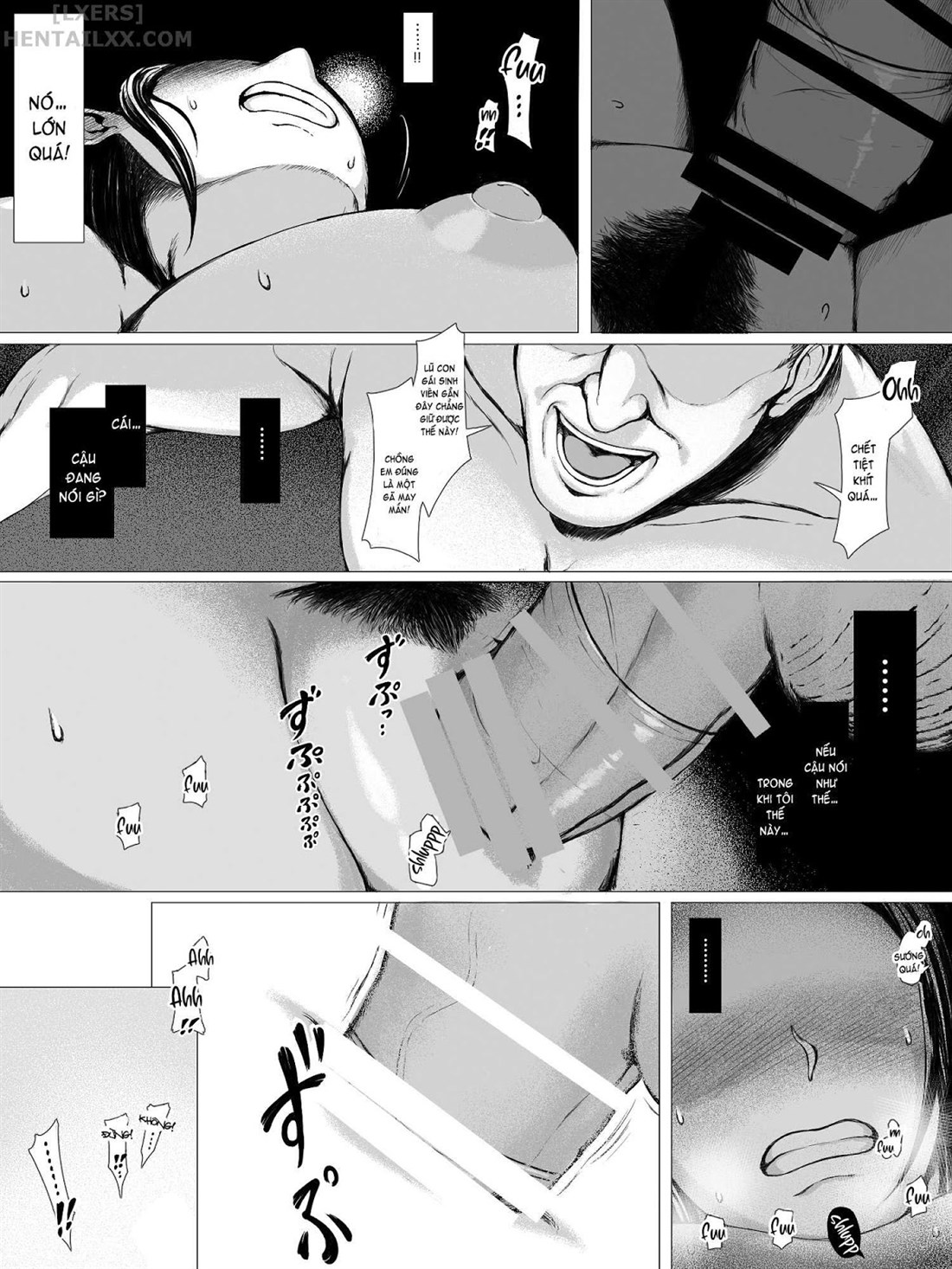 Đọc truyện hentai Hahagui Ottori Okaasan ga Toshishita Yarichin ni Nerawareru Toki Chap 1B
